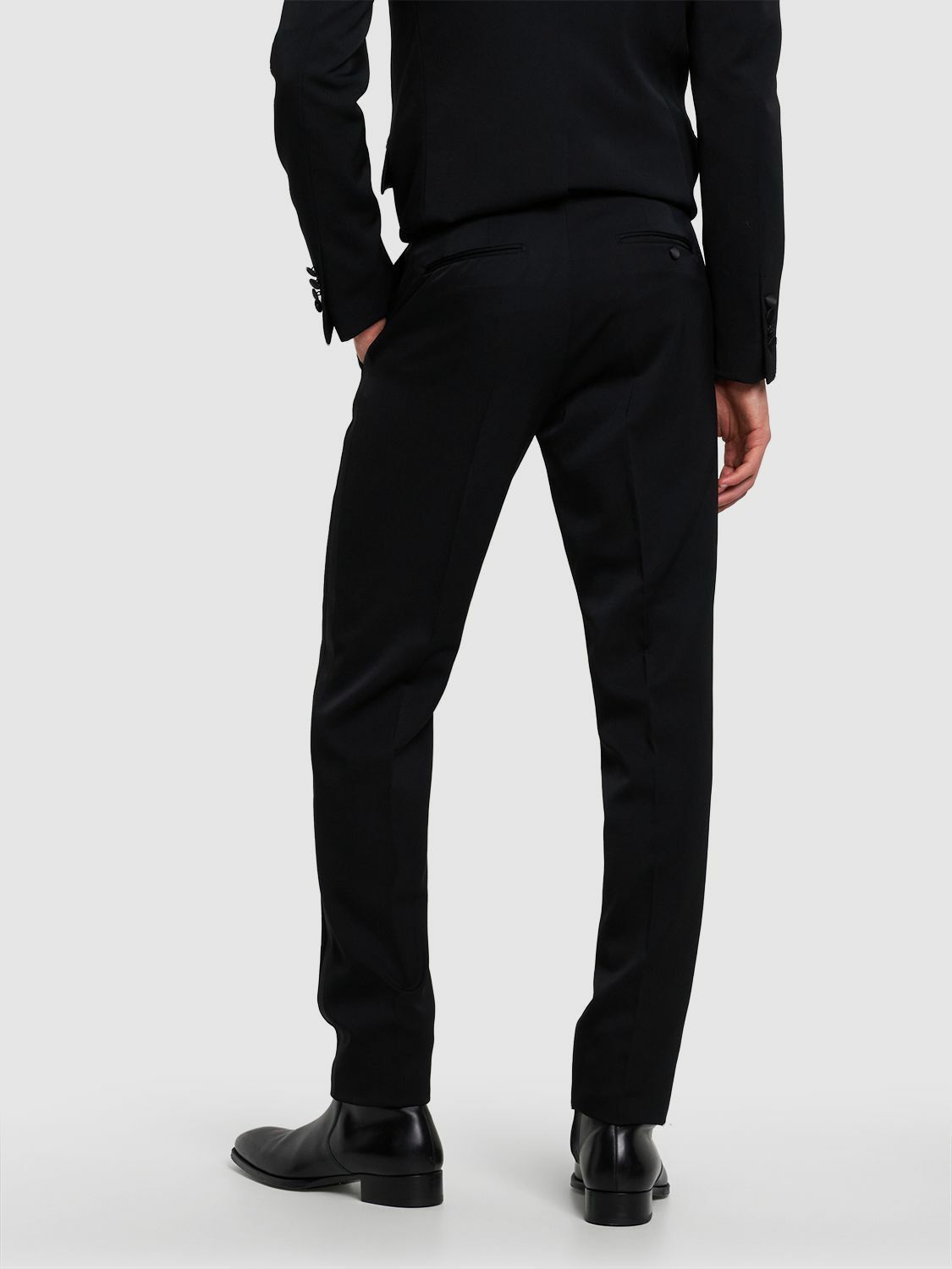 Lanvin o1y0125 Casual Pant in Black Size US 36 / EU 52 - 3 Thumbnail