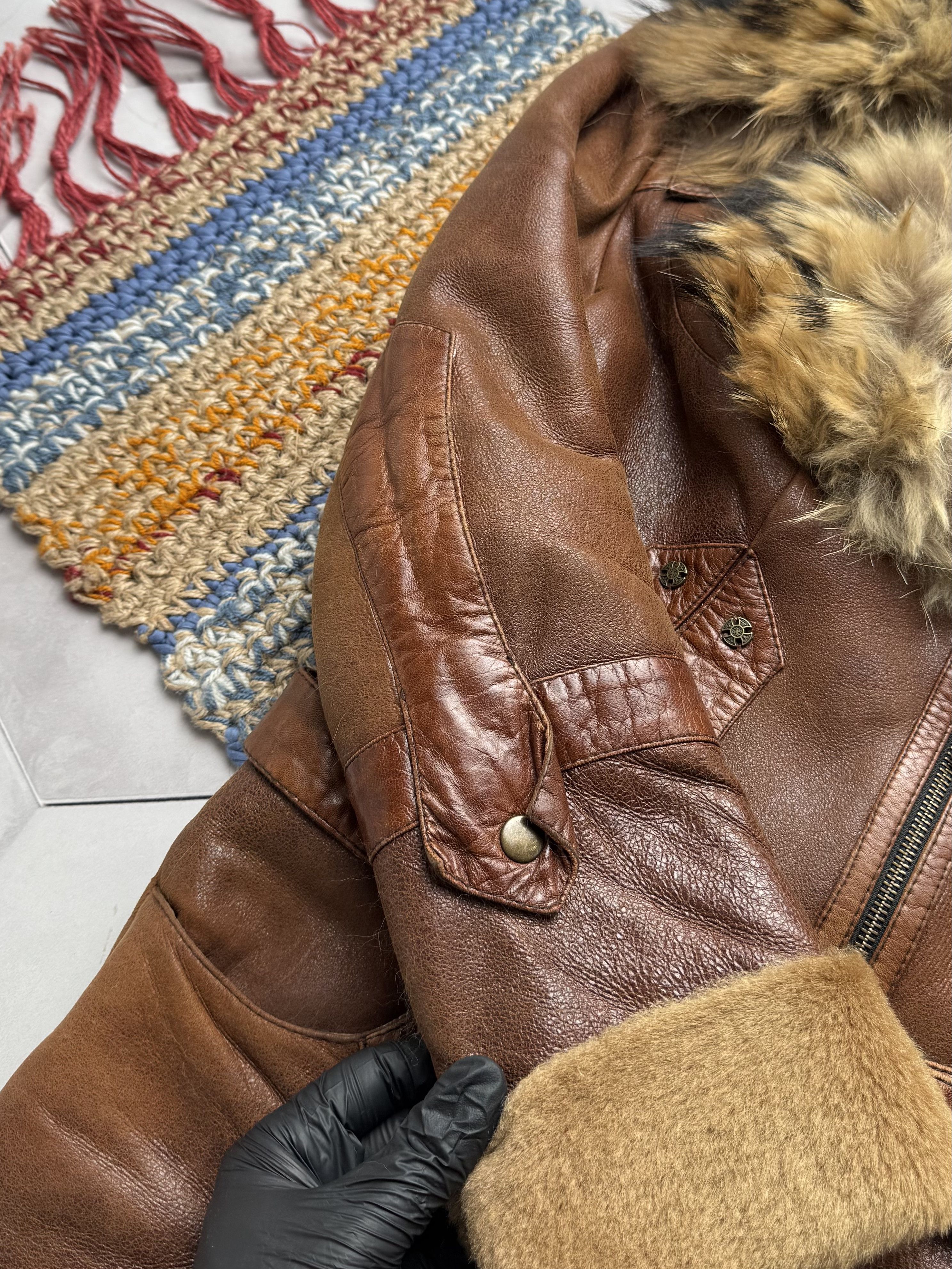 Japanese Brand Vintage Real Sheepskin Coat (E4) Size S / US 4 / IT 40 - 5 Thumbnail