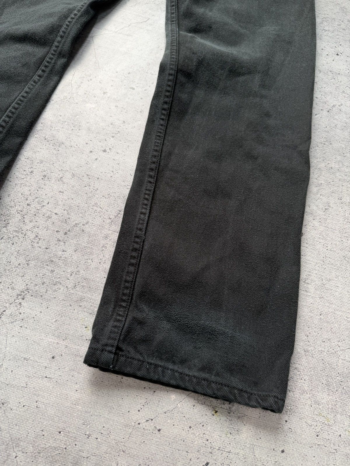 Levi's Vintage Levi's 751 Straight Fit USA Black Denim Opium Jeans Size US 33 - 5 Thumbnail