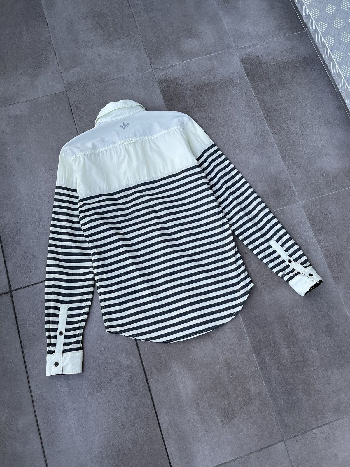 Opening Ceremony SS13 Adidas X Openning Ceremony Stripped Cream Shirt Size US M / EU 48-50 / 2 - 10 Thumbnail