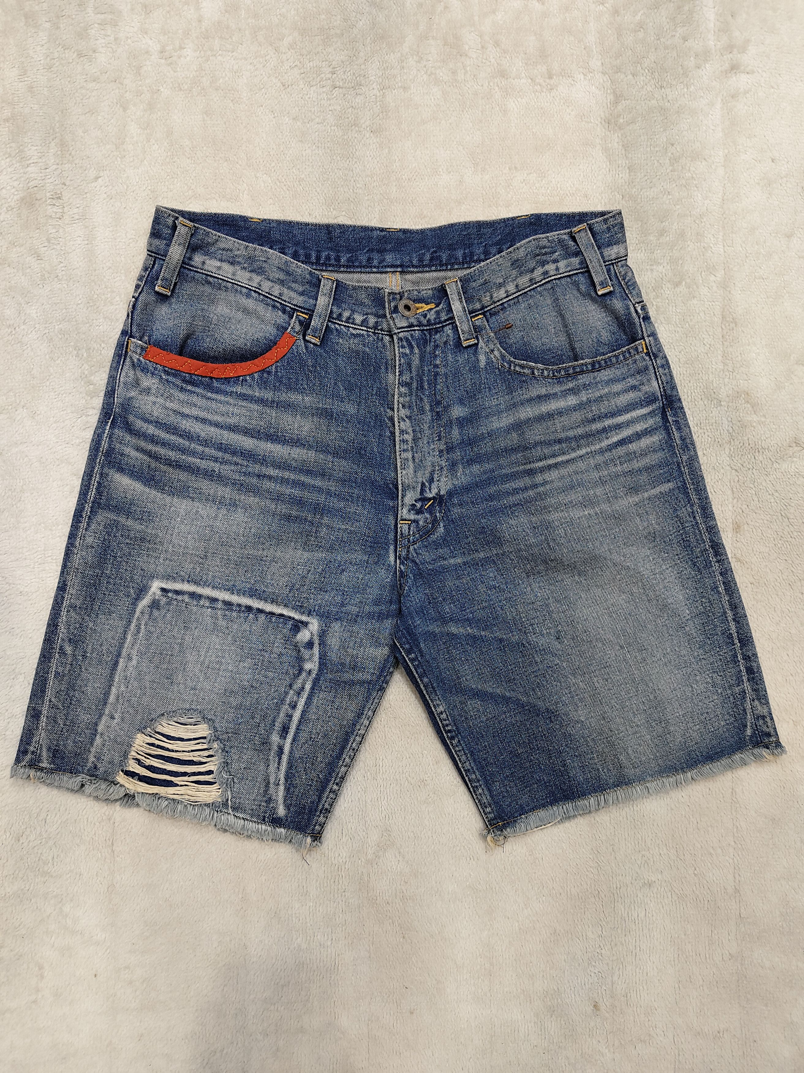 Japanese Brand 🇯🇵 Nangswam Dakota 🇯🇵 Pacthwork Kapital inspired Denim Size US 32 / EU 48 - 4 Thumbnail
