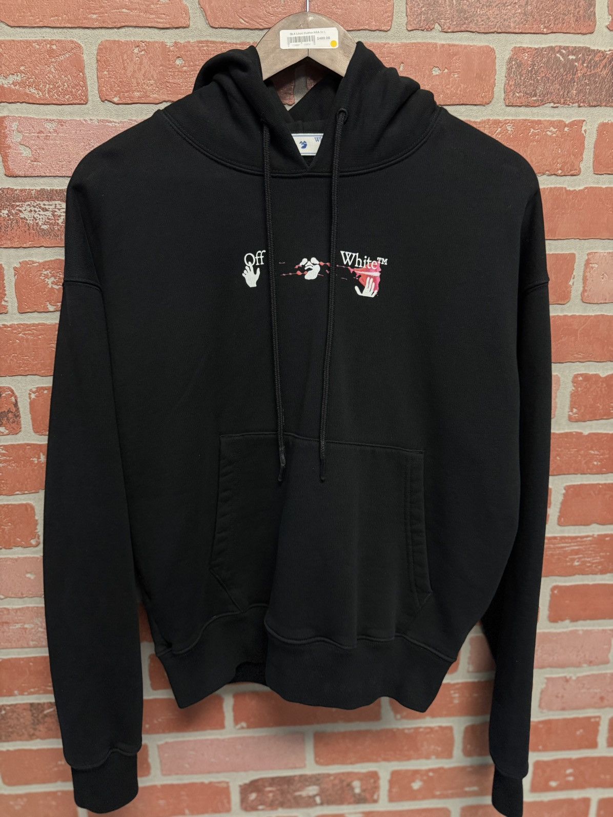 Off-White Off White Arrow Hoodie Size Small Pre Owned 🧼 Size US S / EU 44-46 / 1 - 3 Thumbnail