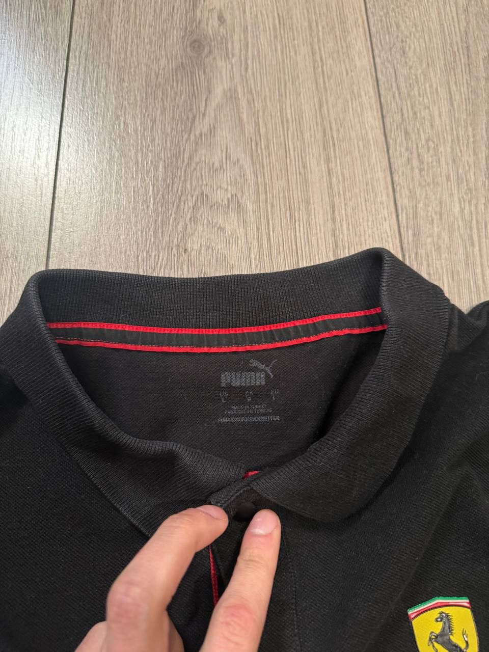 Puma Puma Ferrari Polo Mens SIze M Black Racing Size US M / EU 48-50 / 2 - 3 Thumbnail