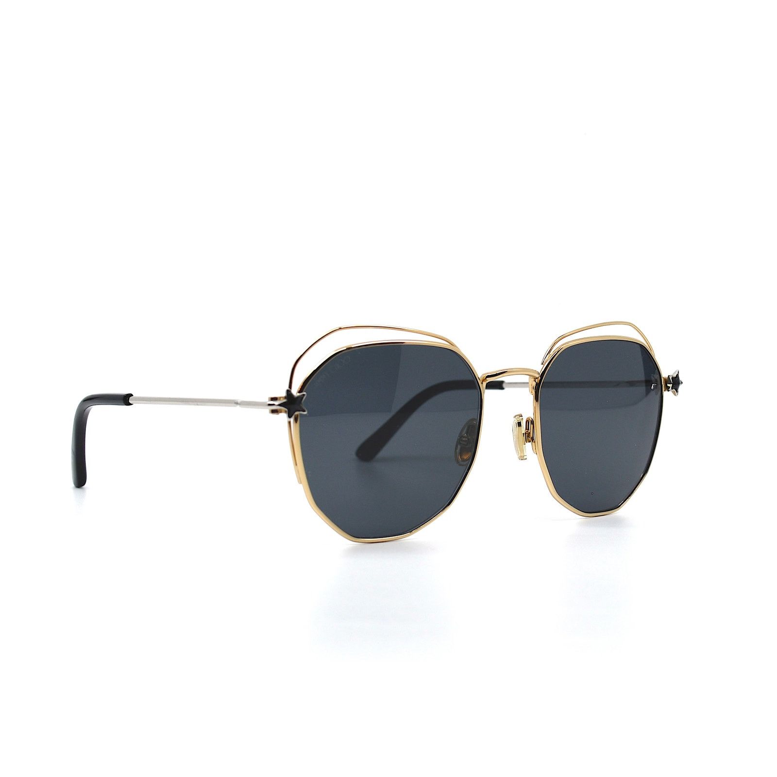 Jimmy Choo JIMMY CHOO FRANNY/S J5G GOLD GREY AUTHENTIC SUNGLASSES Size ONE SIZE - 1 Thumbnail