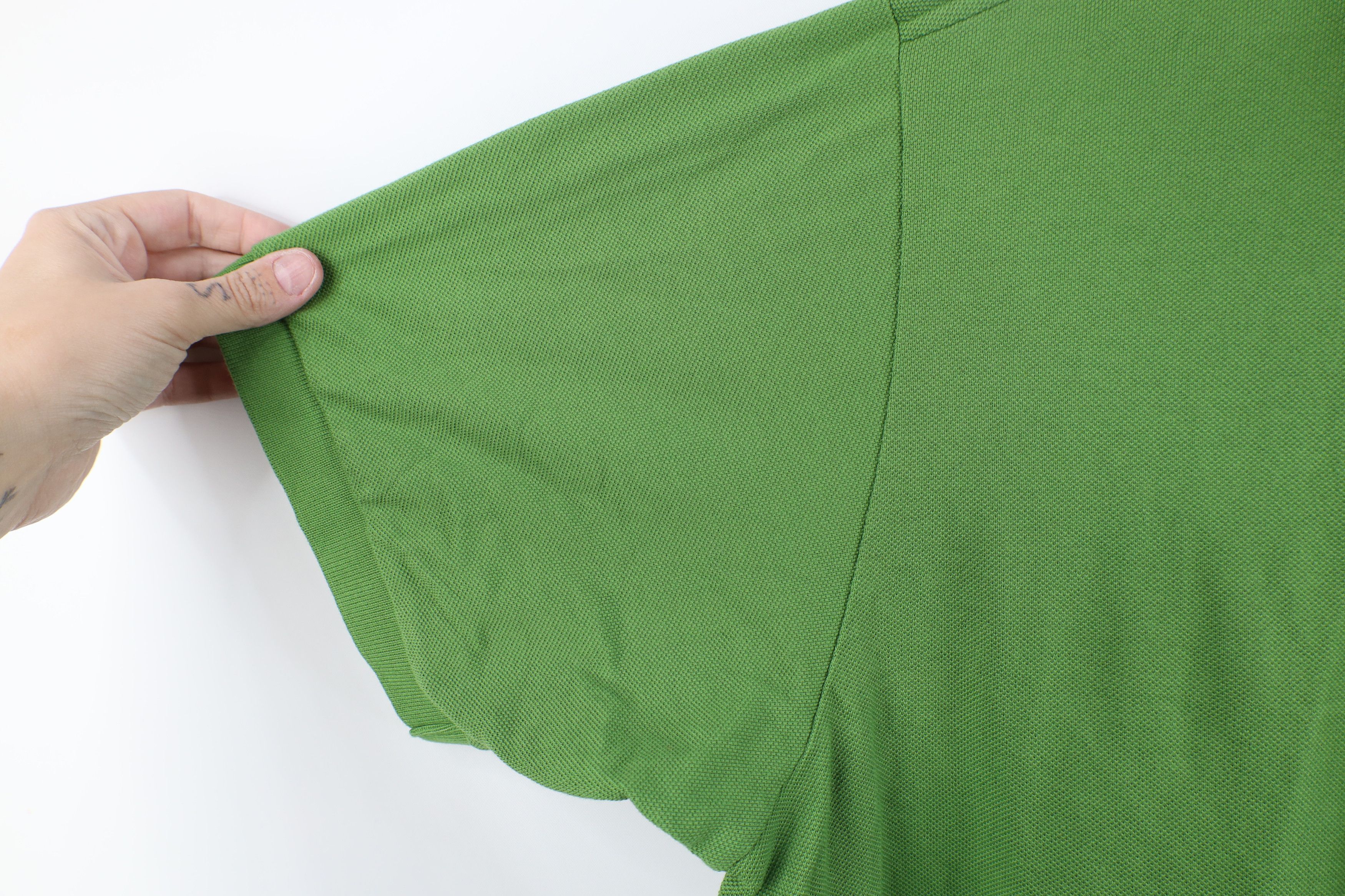 Lacoste Lacoste Classic Fit Croc Logo Collared Golf Polo Shirt Green Size US XXL / EU 58 / 5 - 8 Thumbnail