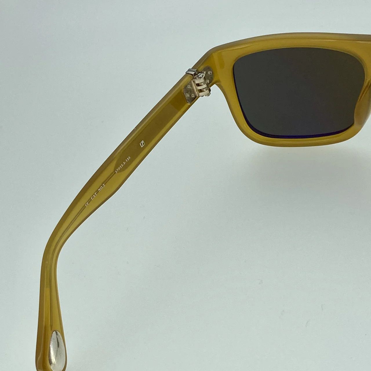Ann Demeulemeester Ann Demeulemeester Sunglasses Honey Orange and Green Size ONE SIZE - 8 Thumbnail
