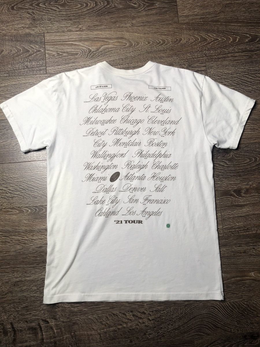 Band Tees × Rap Tees Don Toliver “Life of a Don” Houston Tour Merch Size US L / EU 52-54 / 3 - 3 Thumbnail