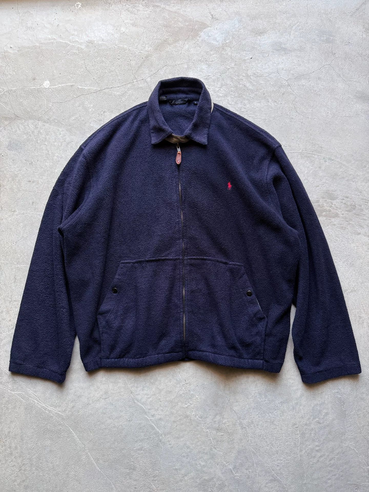 Vintage Vintage 90s Polo Ralph Lauren Fleece Jacket Size US L / EU 52-54 / 3 - 1 Thumbnail