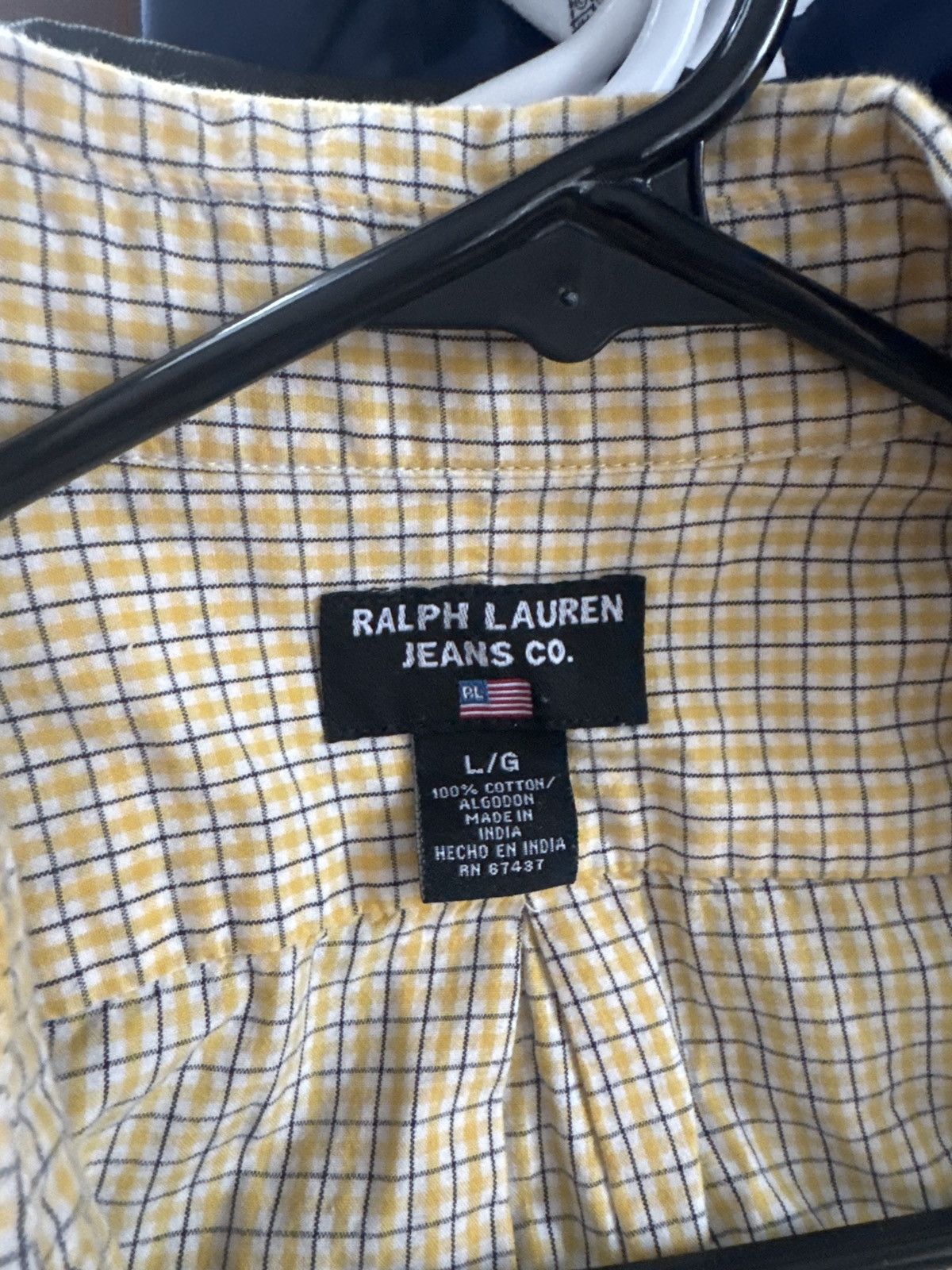 Ralph Lauren Vintage Ralph Lauren Jeans Co. Short Sleeve Button-Up Size US L / EU 52-54 / 3 - 3 Thumbnail