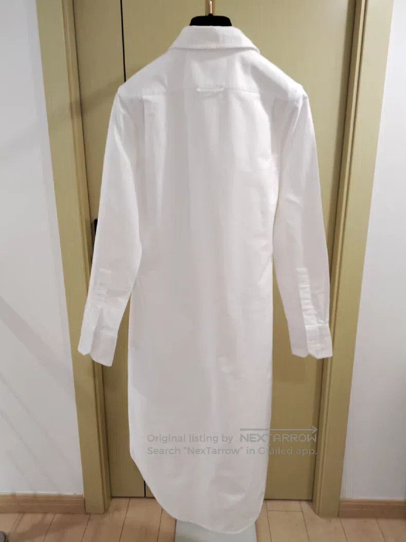 Thom Browne Thom Browne White Shirt Dress Size S / US 4 / IT 40 - 2 Thumbnail