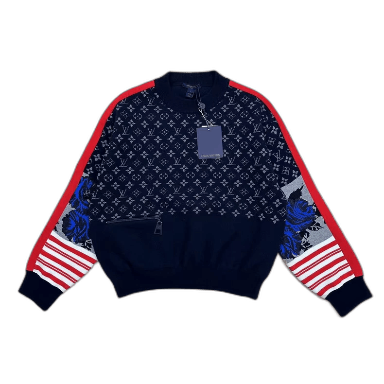 Louis Vuitton Floral Pattern Sweater Size S