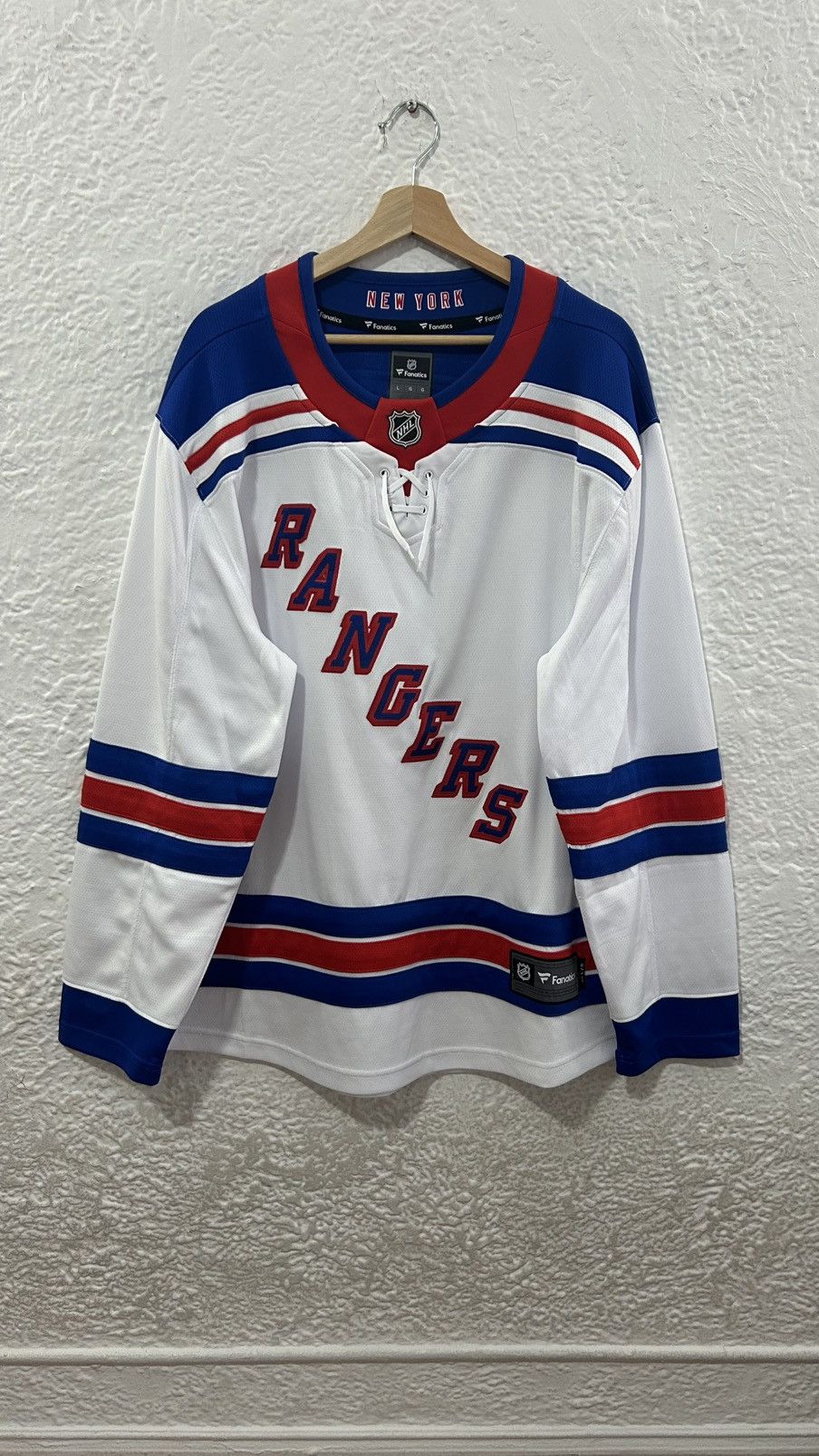 NHL New York Rangers Away Hockey Jersey Fanatics Size US L / EU 52-54 / 3 - 1 Thumbnail