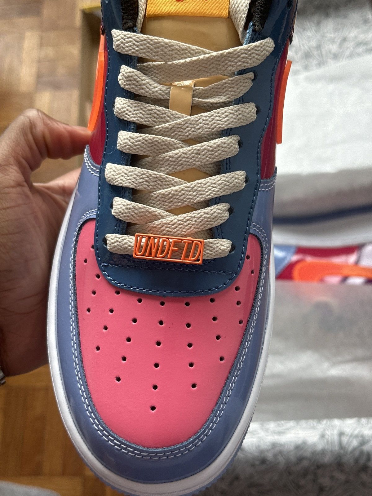 Nike Air force 1 Nike x Undefeated Size US 10 / EU 43 - 8 Thumbnail