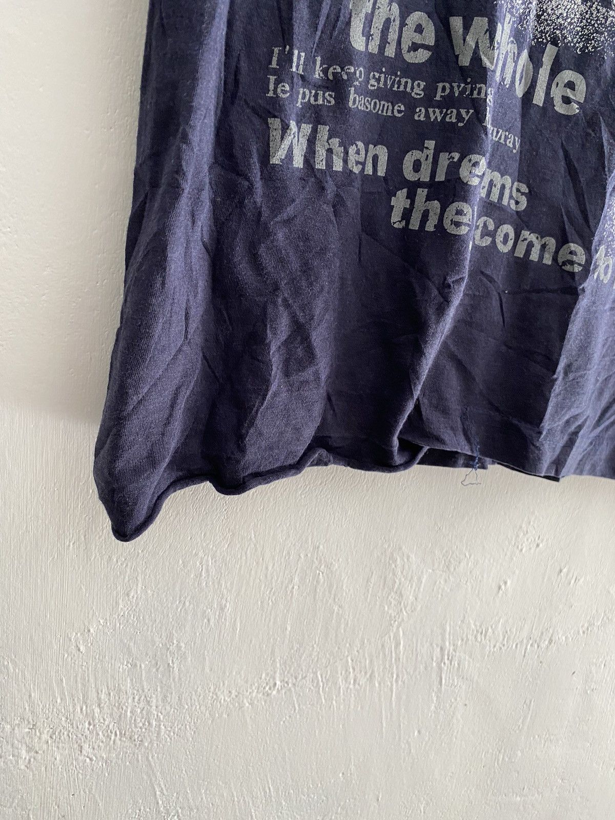 If Six Was Nine × Japanese Brand × Le Grande Bleu (L.G.B.) Japanese unkwn poem sleeveless tshirts Size US M / EU 48-50 / 2 - 4 Thumbnail