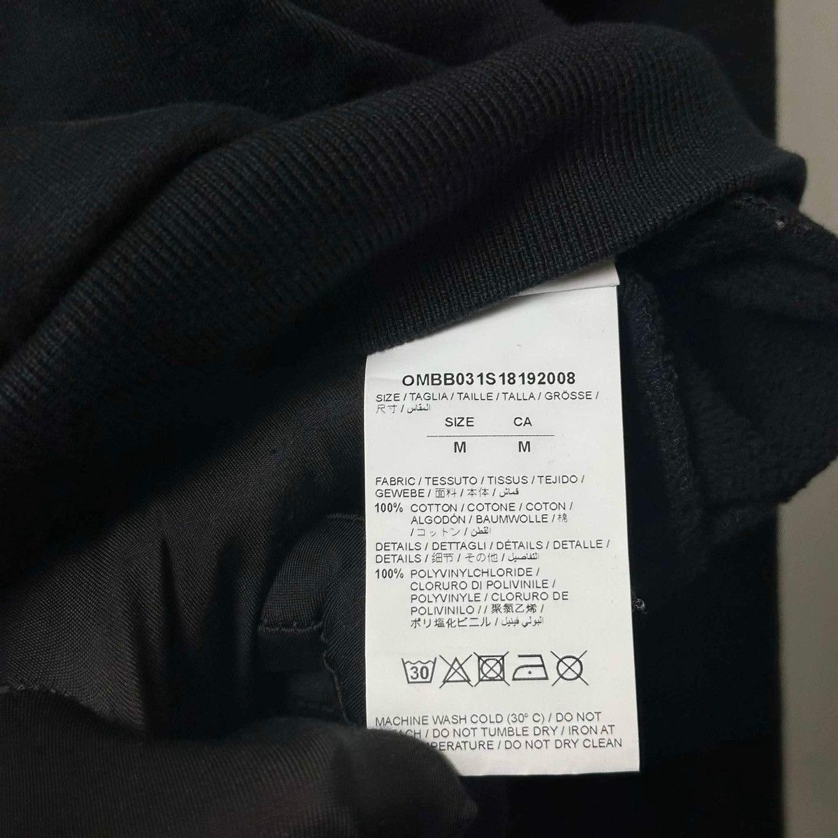 Off-White OFF WHITE BLACK HOODIE ( Form Boxy Fit) Size US M / EU 48-50 / 2 - 7 Thumbnail