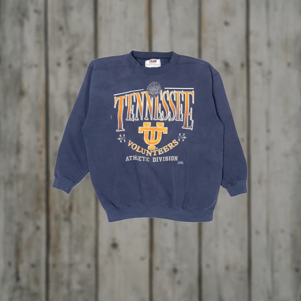 Vintage VINTAGE Tennessee Volunteers Athletic Division Sweatshirt 1990s X-Large Navy Blue Mens Womens (adjust as applicable) Size US XL / EU 56 / 4 - 1 Thumbnail