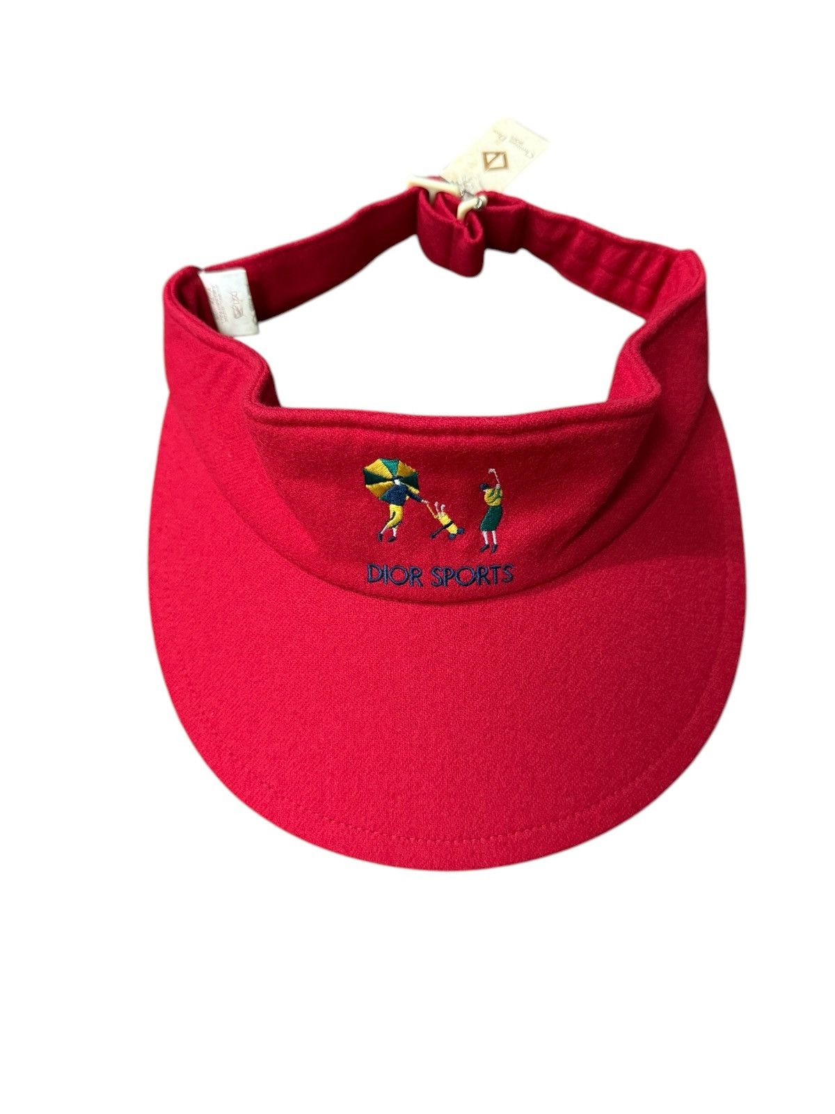 Dior RARE VINTAGE CHRISTIAN DIOR SPORT EMBROIDERY VISOR Size ONE SIZE - 14 Thumbnail