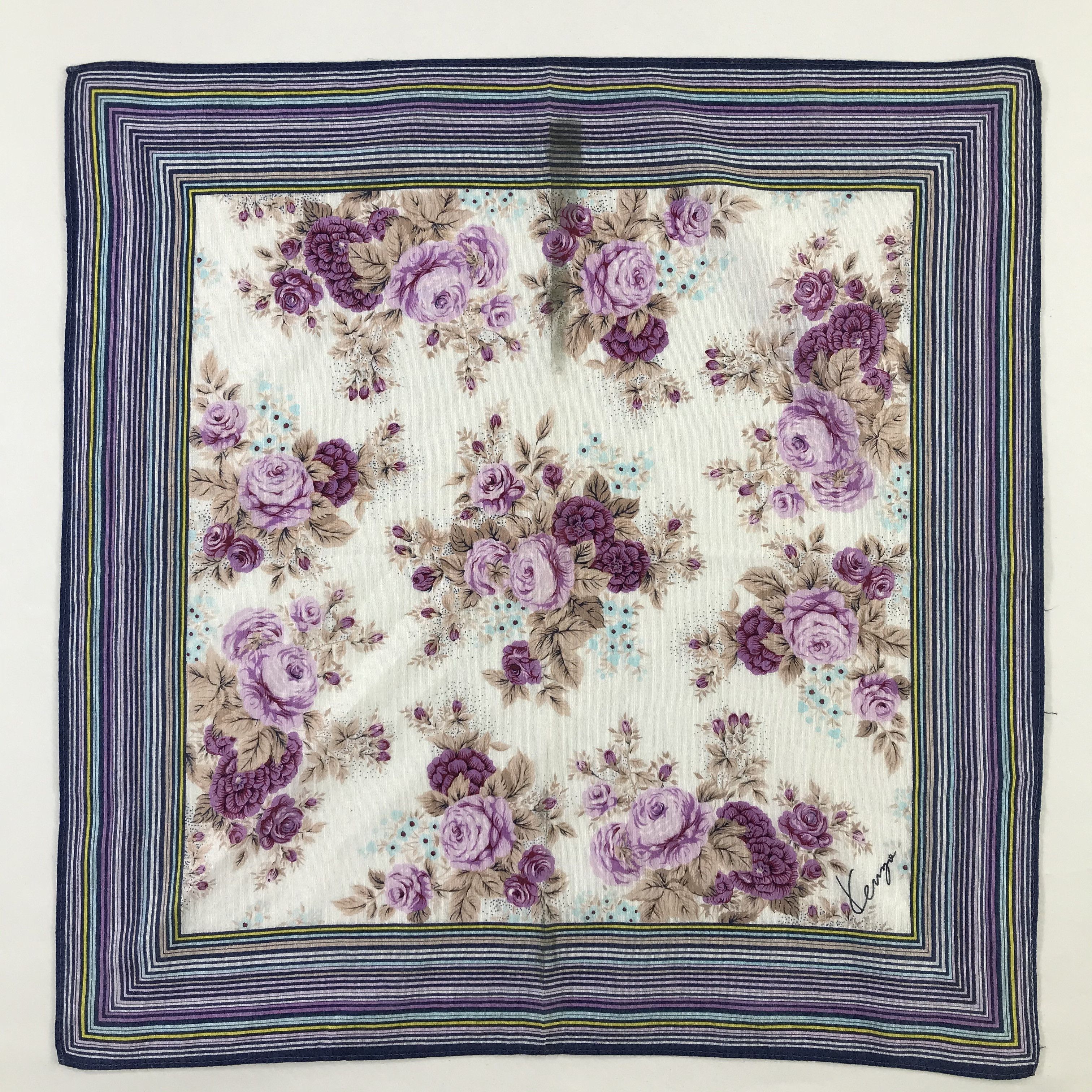 Kenzo × Vintage Kenzo Bandana/ Handkerchief / Neckerchief Size ONE SIZE - 3 Thumbnail