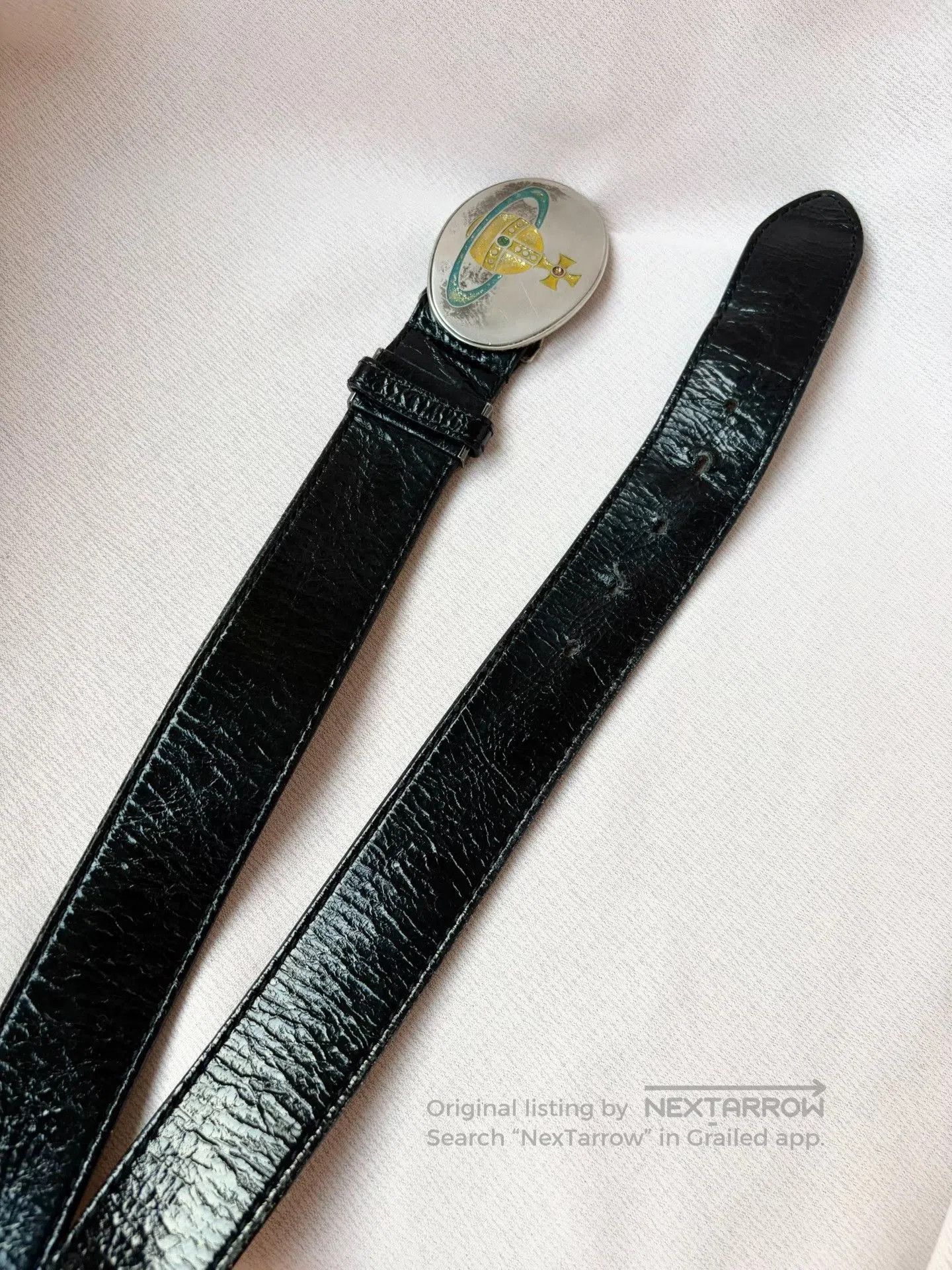 Vivienne Westwood Vivienne Westwood Saturn Black Patent Belt. Size ONE SIZE - 2 Thumbnail