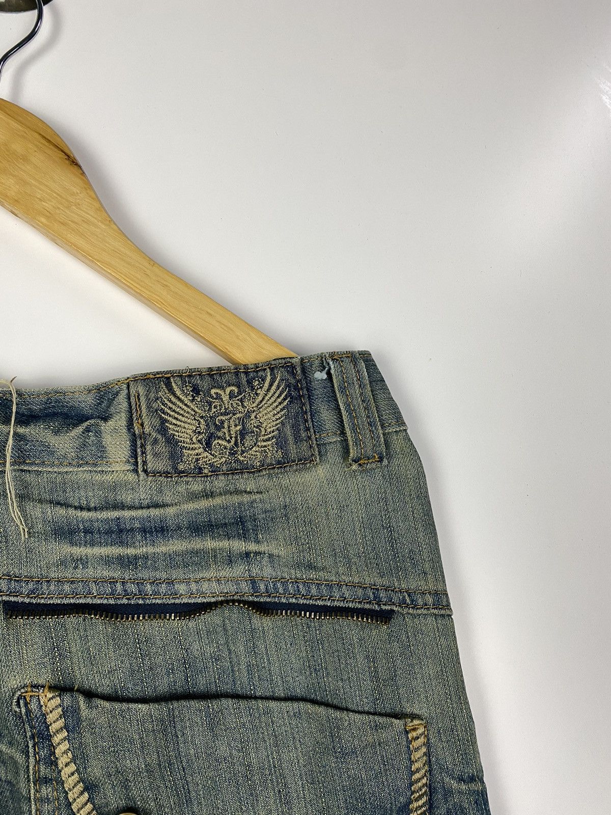 Japanese Brand × Vintage Vintage Fusai Denim Distressed Flared Size US 34 / EU 50 - 11 Thumbnail
