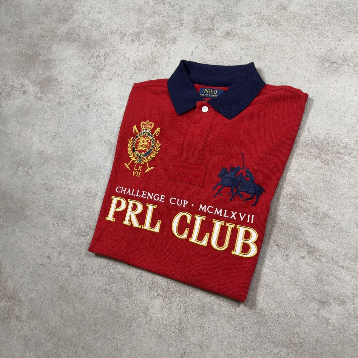 Ralph Lauren Ralph Lauren PRL Club Red Polo Shirt /Size M/Custom Fit Size US M / EU 48-50 / 2 - 19 Thumbnail