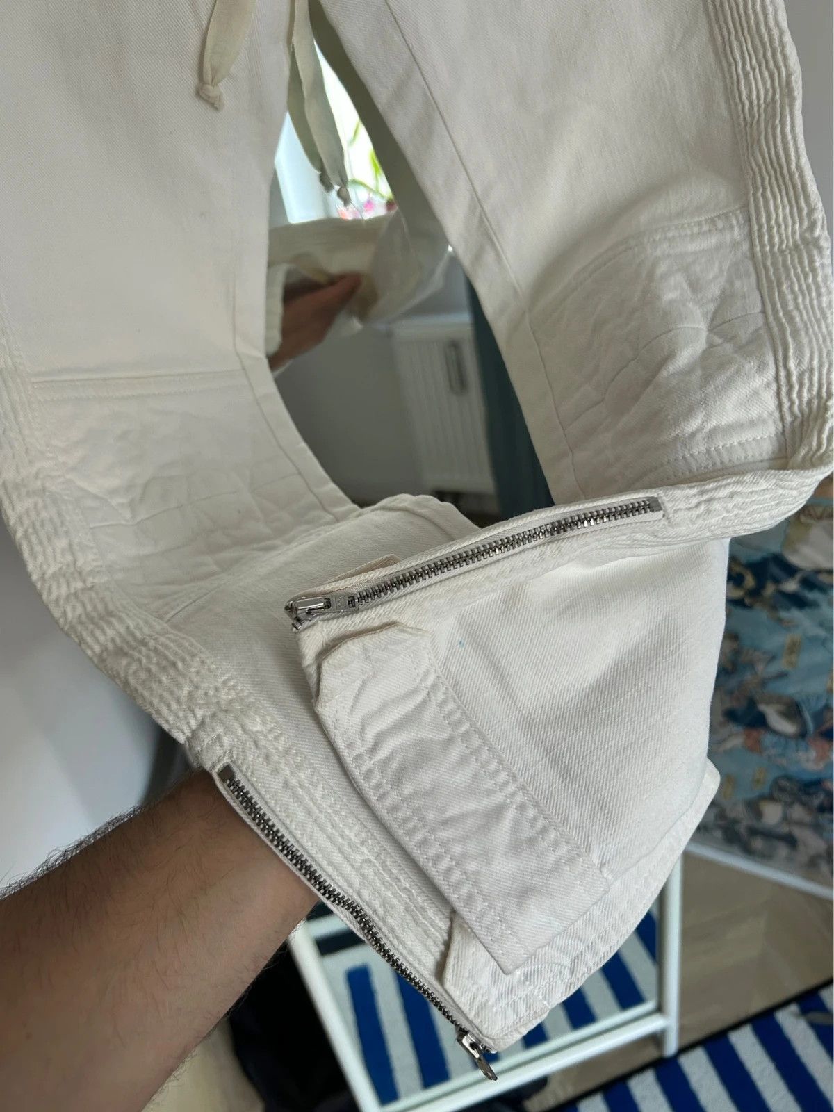Isabel Marant Isabel Marant White Slim Pants Size 25" / US 0 / IT 36 - 6 Thumbnail