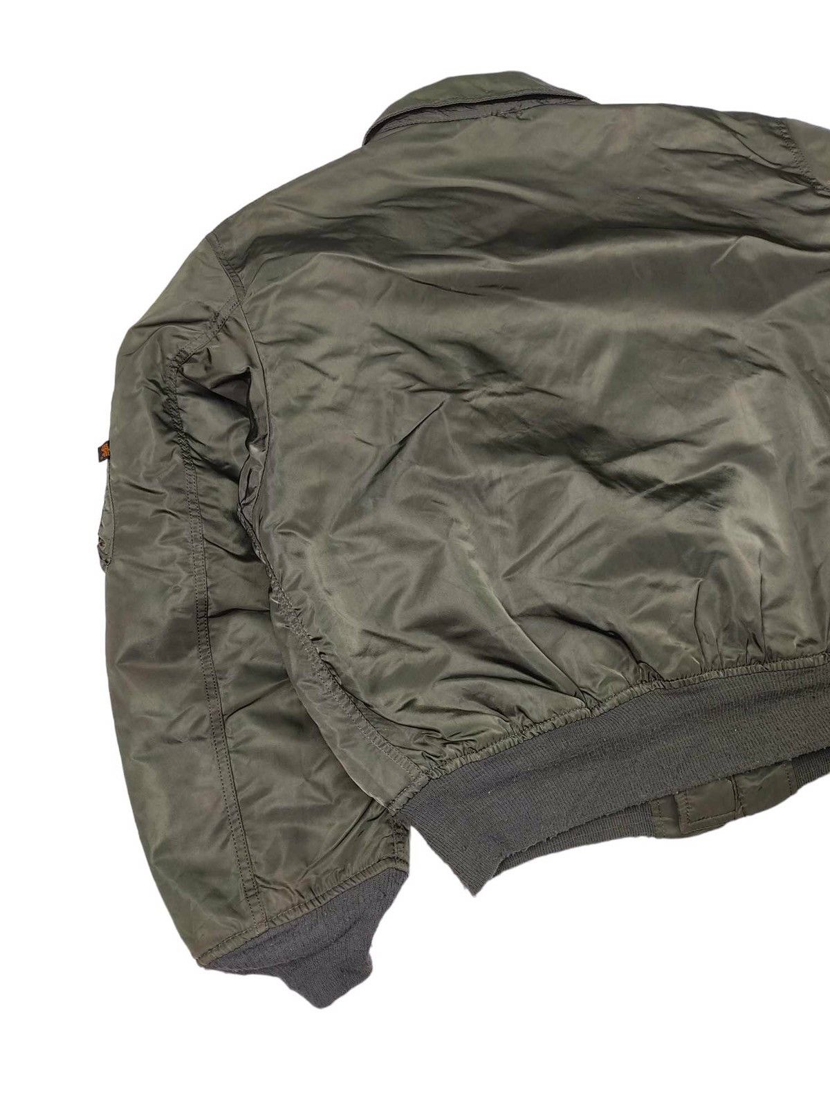 Alpha Industries × Vintage VINTAGE 90s Alpha Industries Flight Jacket Size US L / EU 52-54 / 3 - 12 Thumbnail
