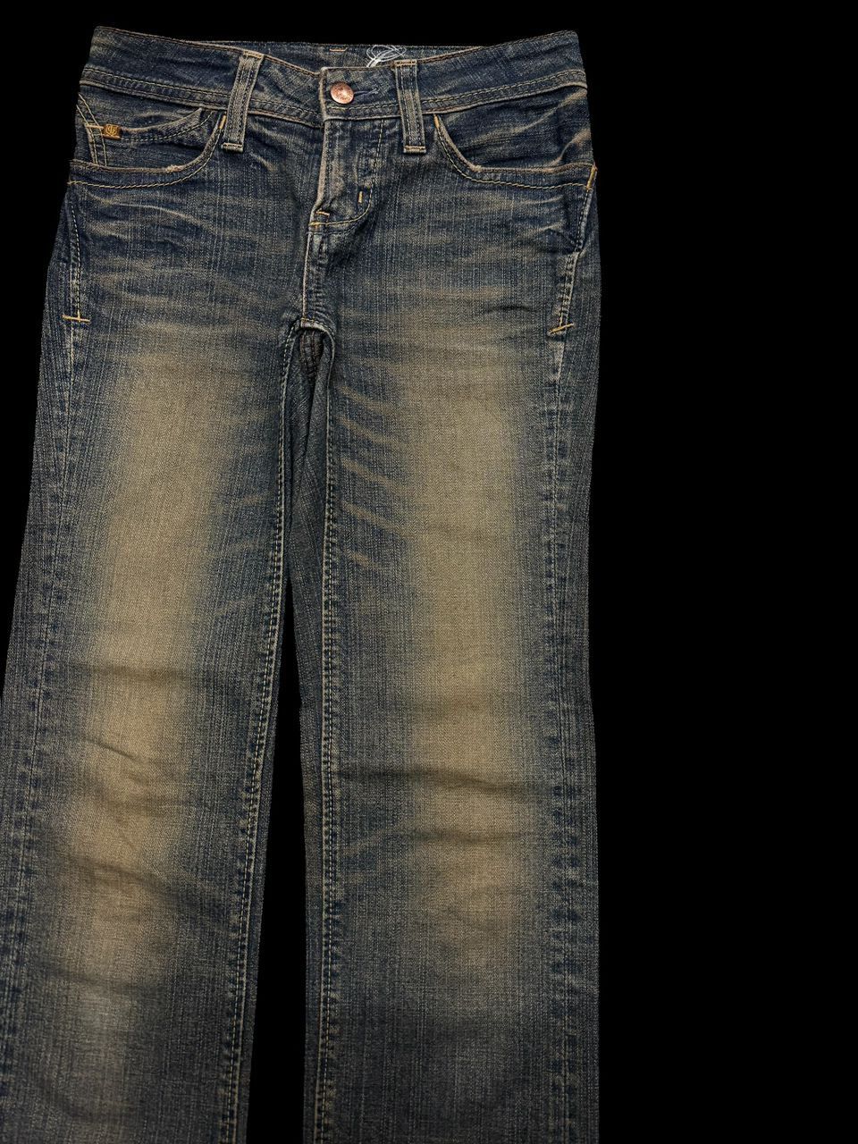 Tornado Mart FLARED Vintage 90s Japanese Sick Mudwash Distressed Bootcut Size US 27 - 5 Thumbnail