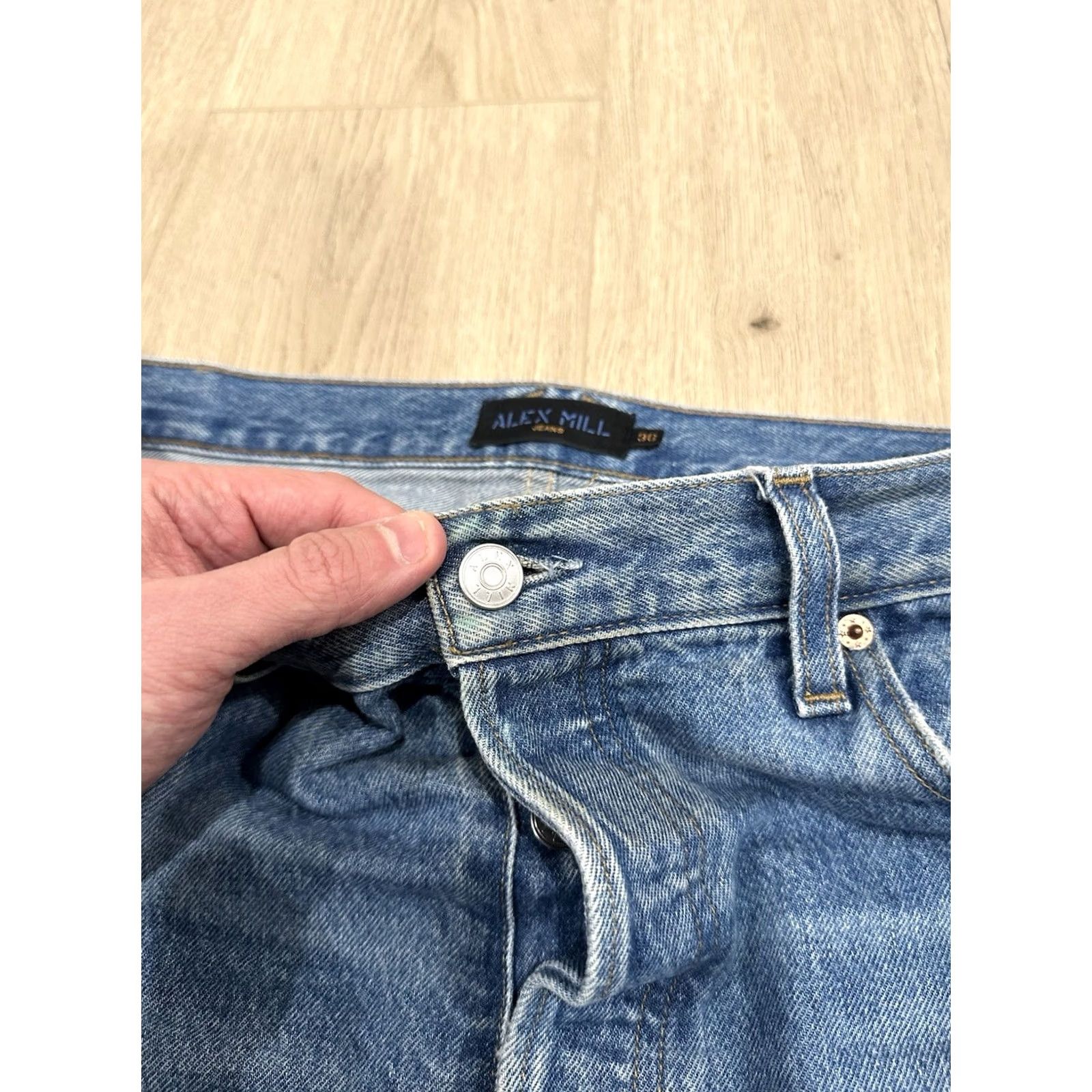 Alex Mill Alex Mill AM Original Denim Jeans 5 Pocket Size 36x29 Men Blue Regular Straight 29 Inseam Size US 36 / EU 52 - 7 Thumbnail