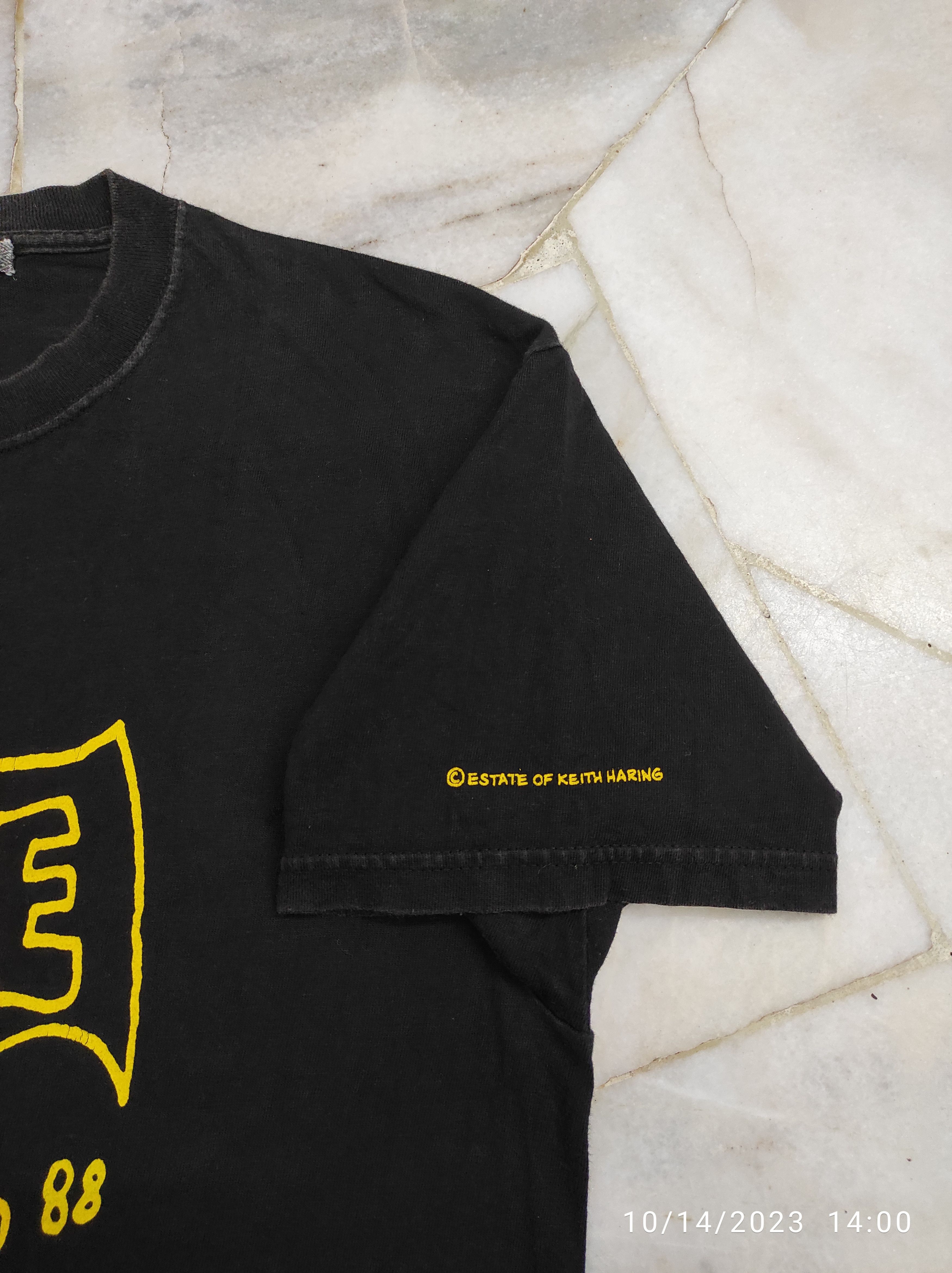Haze Ultra rare Keith Haring x Haze "Bat" tshirt, circa 1988 Size US S / EU 44-46 / 1 - 5 Thumbnail