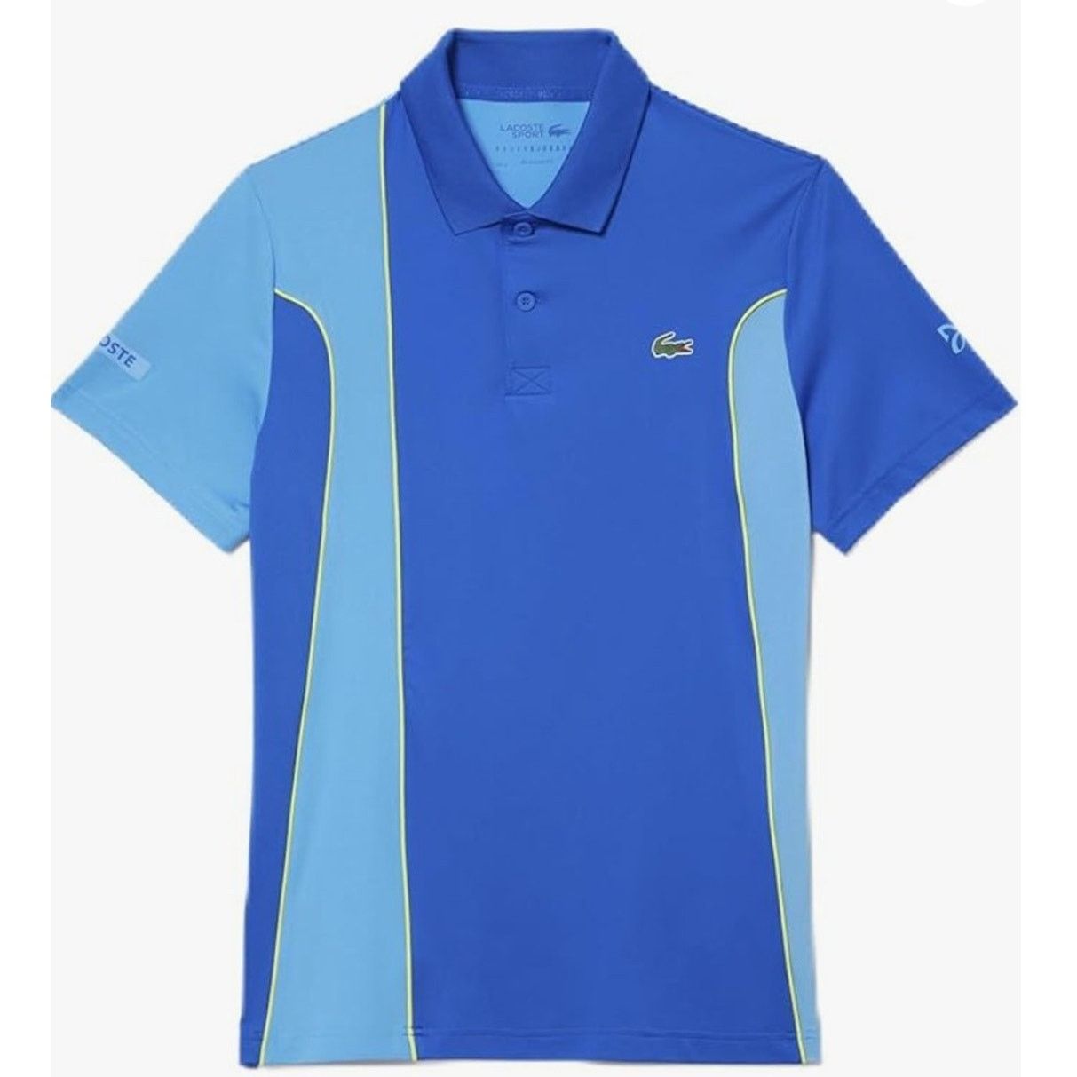 Lacoste Lacoste Men's Sport Novak Djokovic Regular Fit Polo Blue 4XL Size US XXL / EU 58 / 5 - 3 Thumbnail