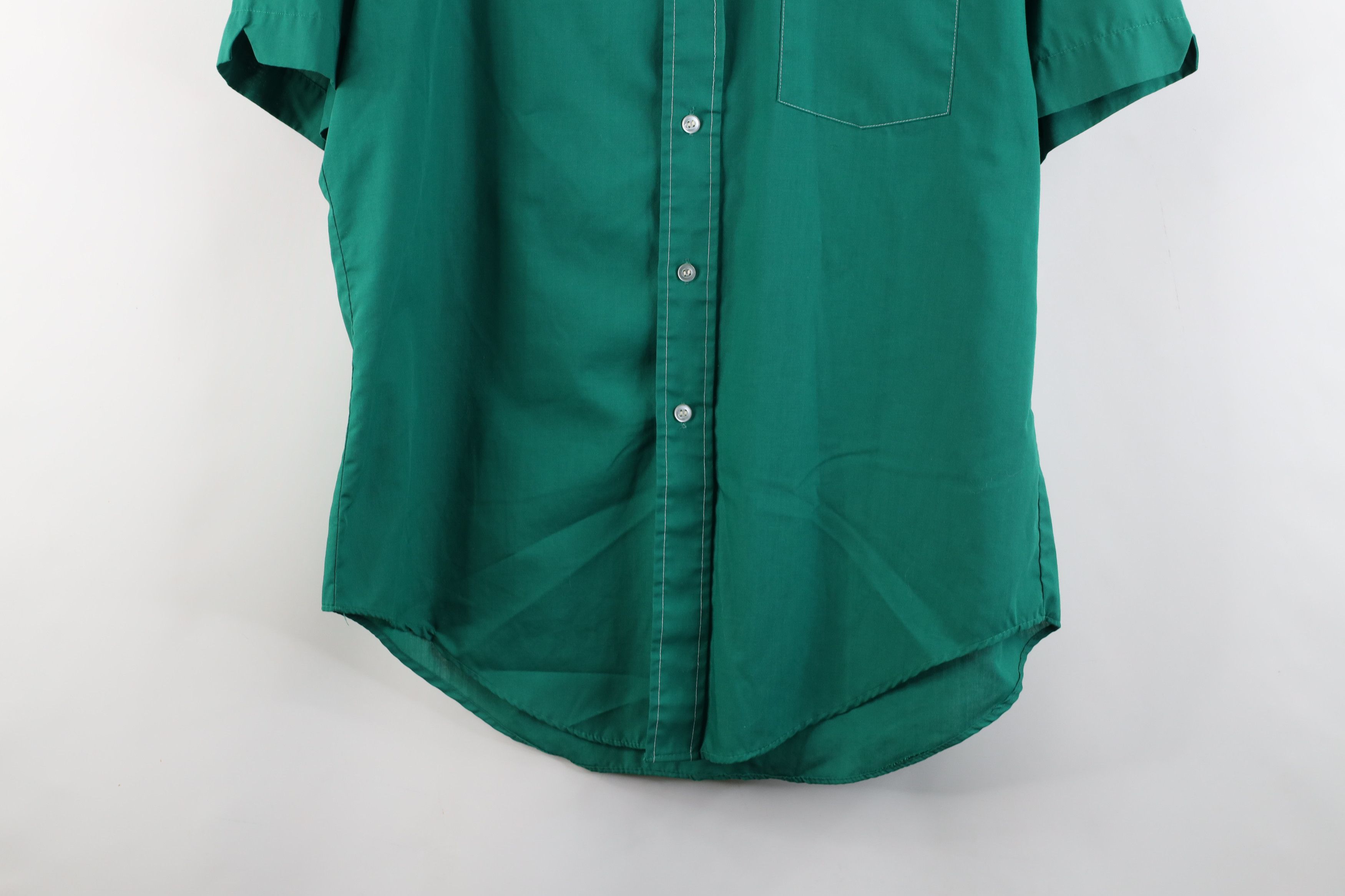 Vintage Vintage 70s Streetwear Short Sleeve Collared Button Shirt Size US XL / EU 56 / 4 - 3 Thumbnail