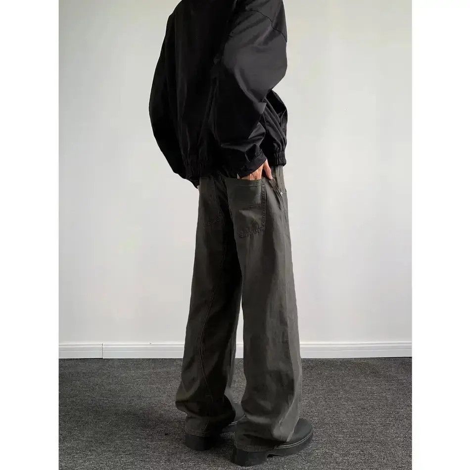 Japanese Brand Retro casual high street loose jeans Size US 32 / EU 48 - 4 Thumbnail