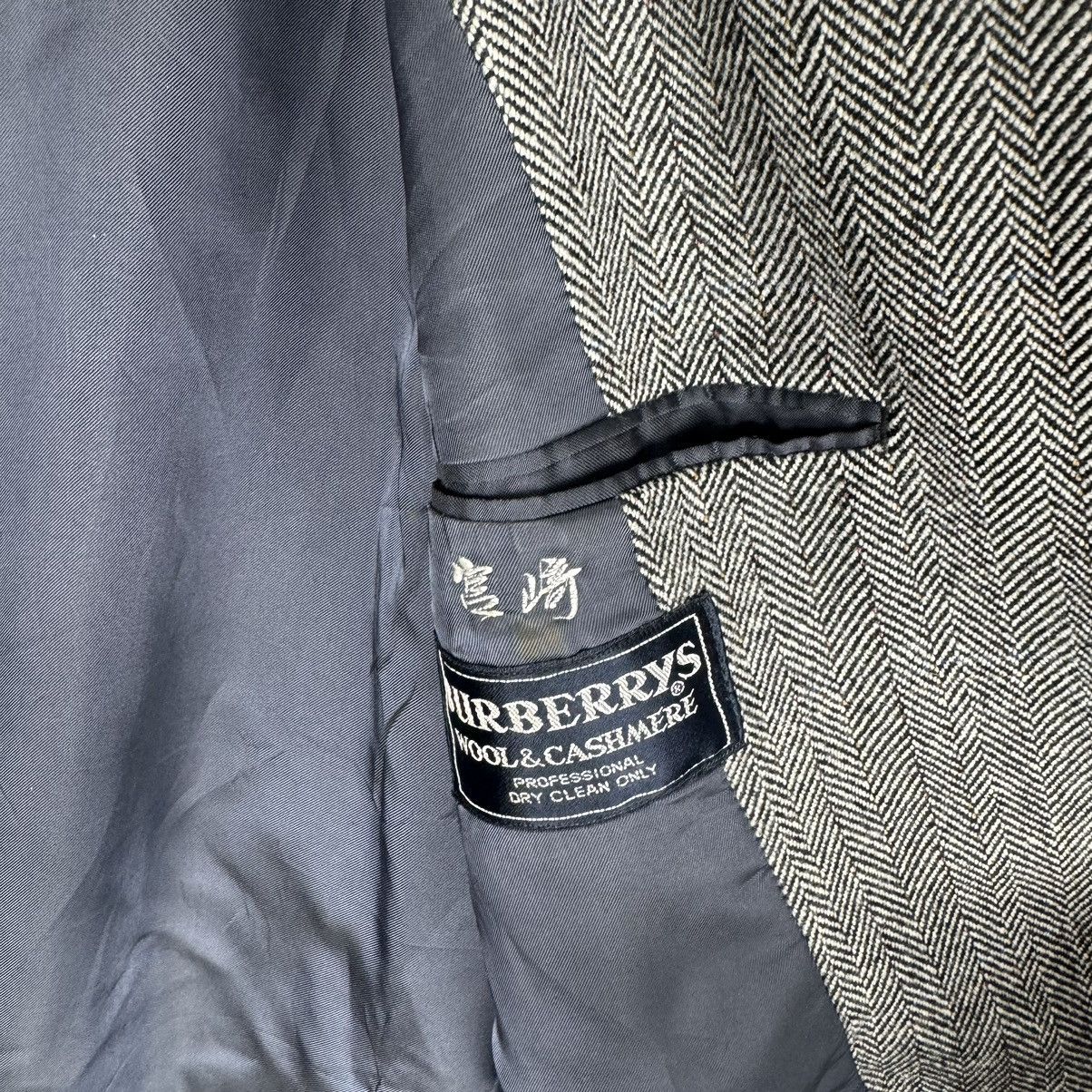 Burberry 🔥BURBERRY HERRINGBONE WOOL LONG JACKET Size US M / EU 48-50 / 2 - 11 Thumbnail