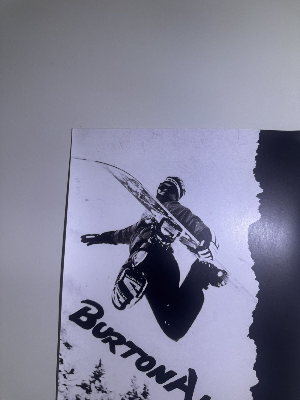 Burton Vintage Burton Snowboarding Poster Size ONE SIZE - 3 Thumbnail