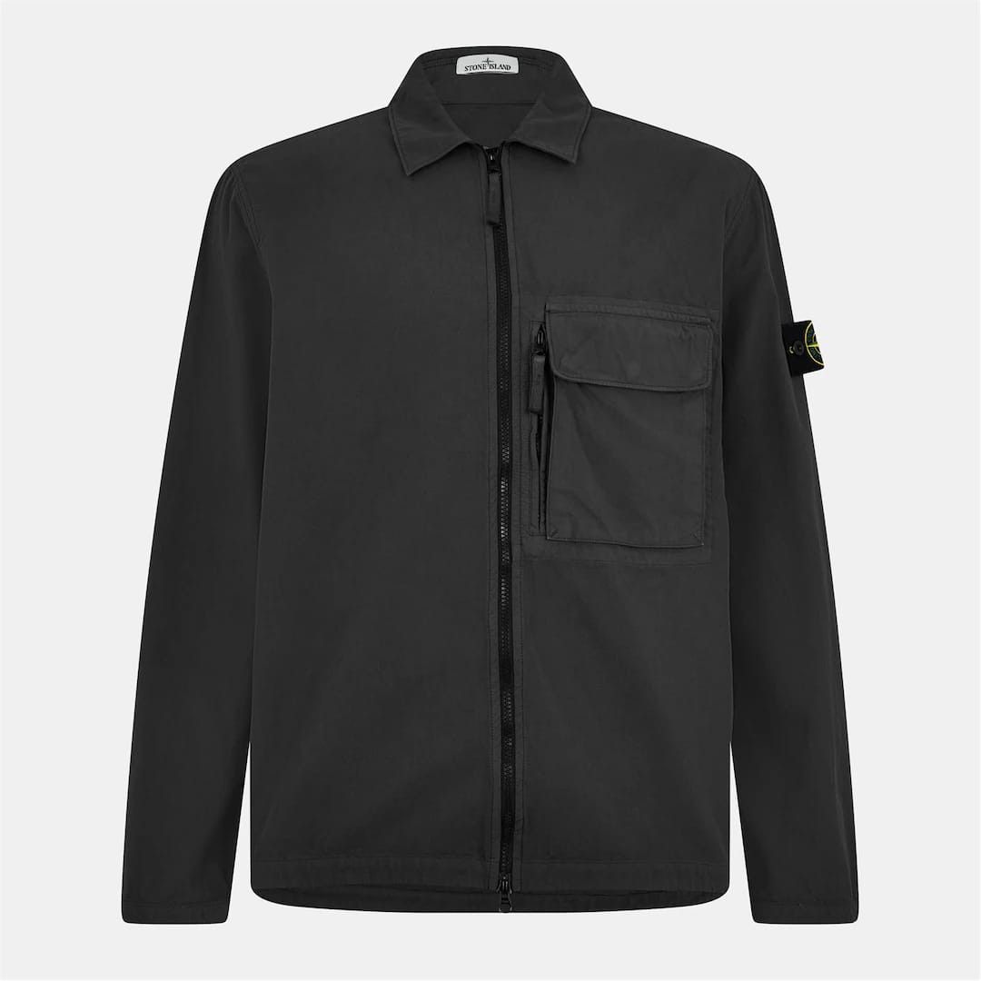Stone Island o1g2r1mq0526 Functional Overshirt in Black Size US XXL / EU 58 / 5 - 1 Thumbnail