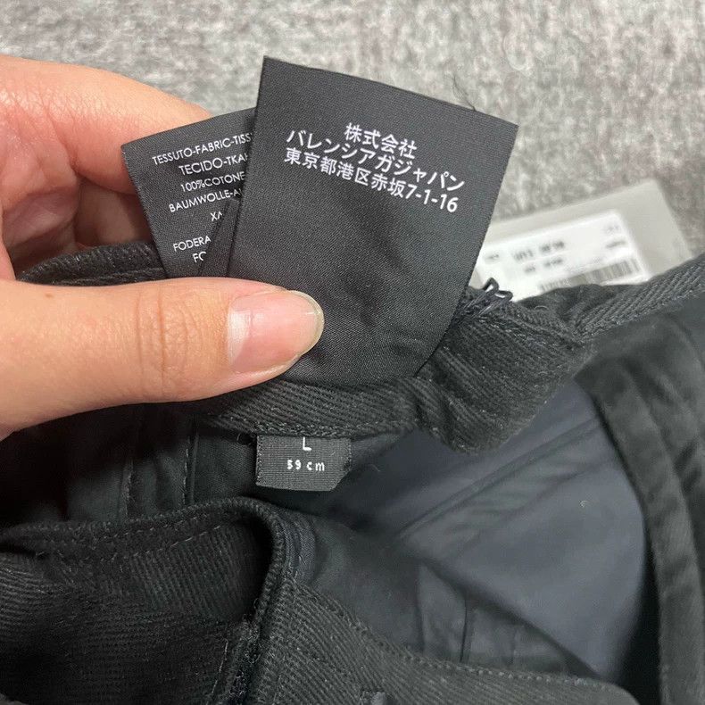 Balenciaga Balenciaga Black label black monogram logo embroidered base Size ONE SIZE - 4 Thumbnail