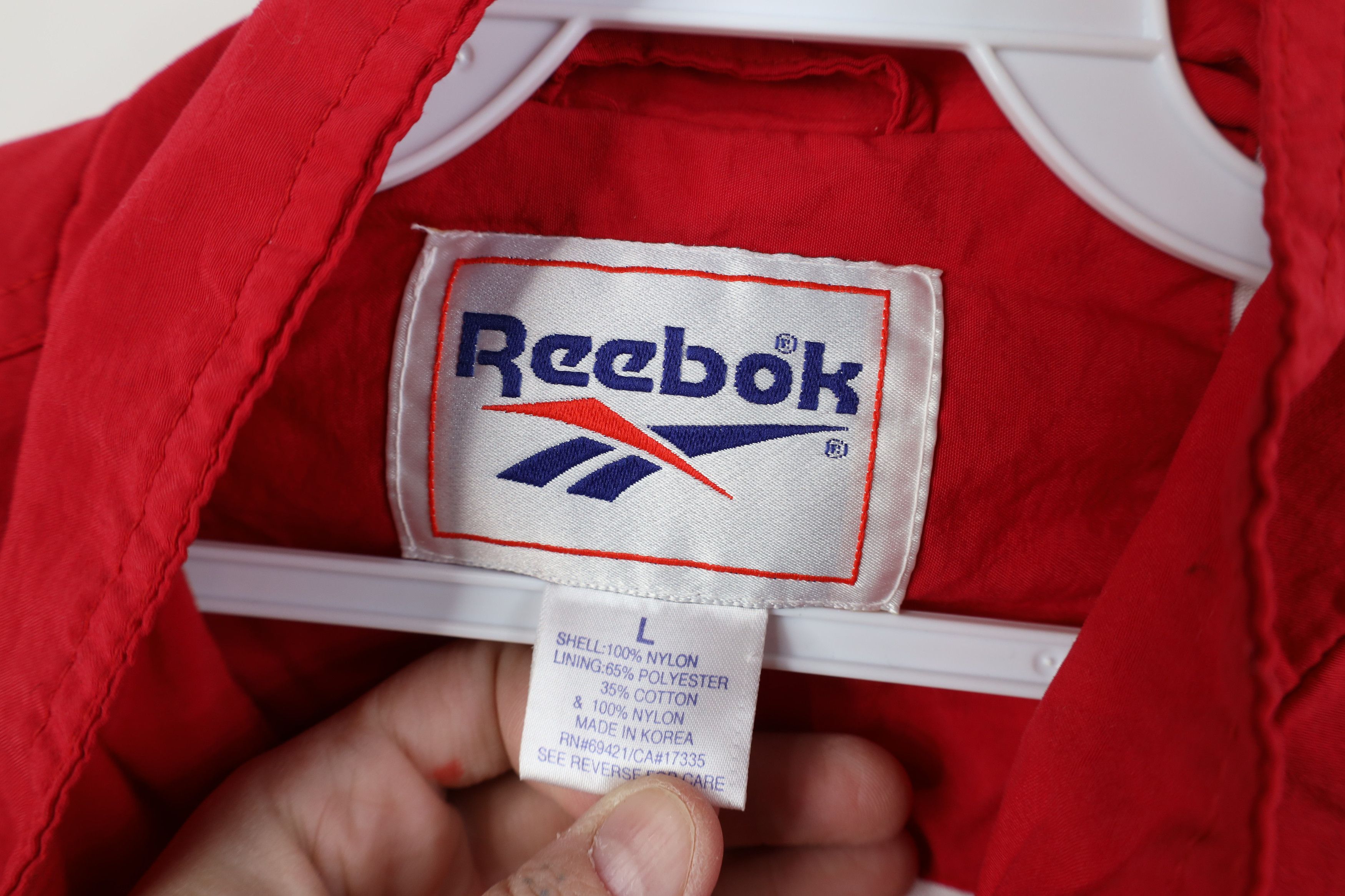 Reebok Vintage 90s Reebok Green State University Bomber Jacket Size US L / EU 52-54 / 3 - 10 Thumbnail