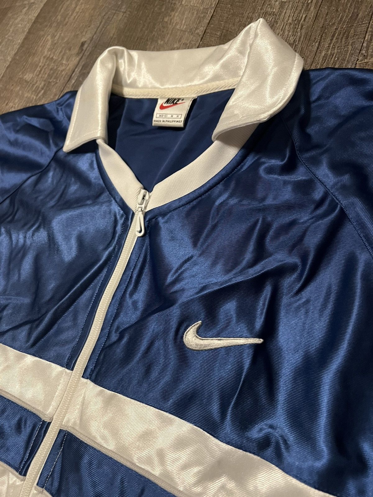 Nike × Vintage Vintage Nike Basketball Warm Up Jersey size Medium Size US M / EU 48-50 / 2 - 3 Thumbnail