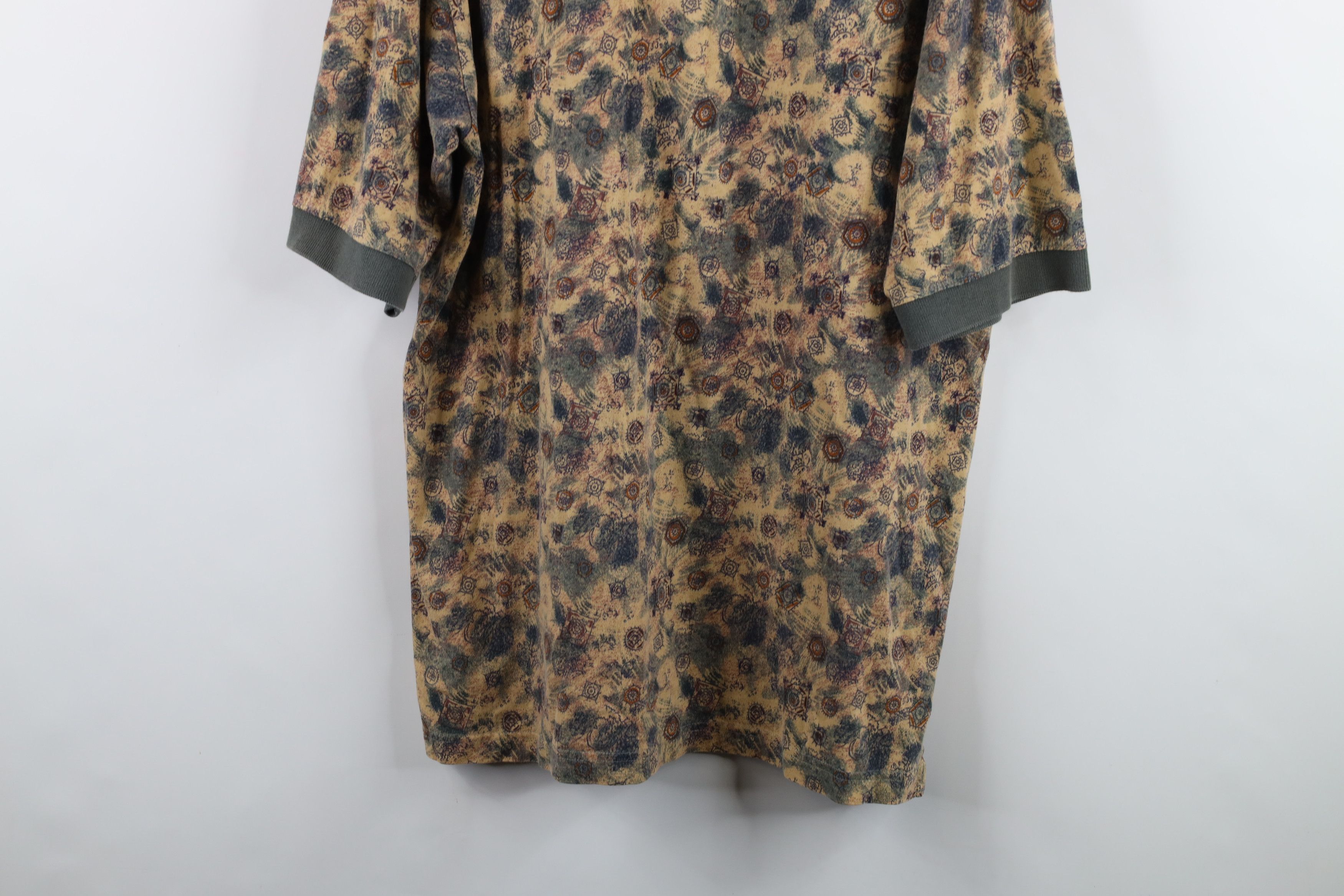 Vintage Vintage 90s Streetwear Abstract Geometric Golf Polo Shirt Size US L / EU 52-54 / 3 - 3 Thumbnail