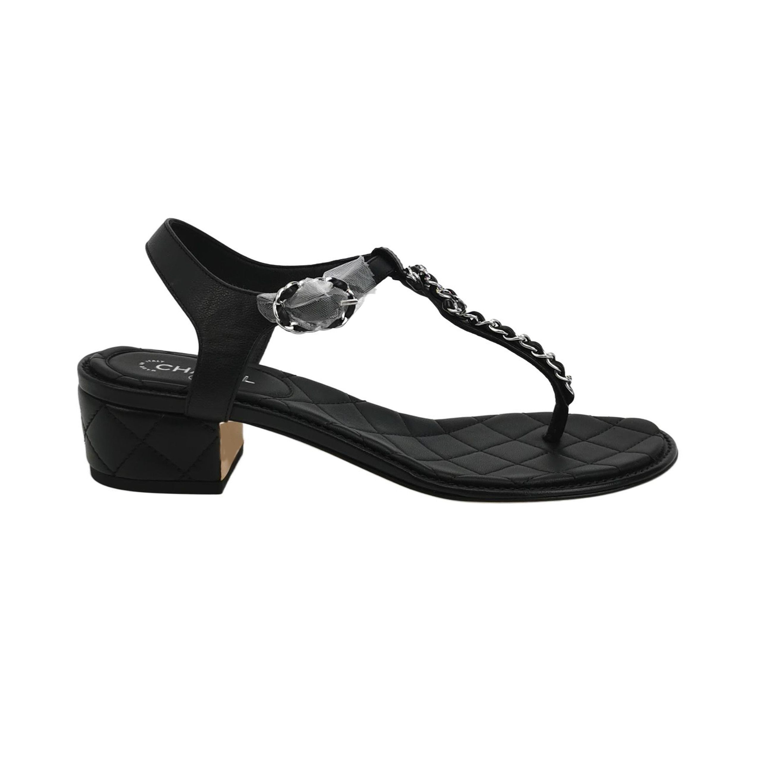 Chanel Chanel Women 7 Sandals Size US 7 / IT 37 - 1 Thumbnail