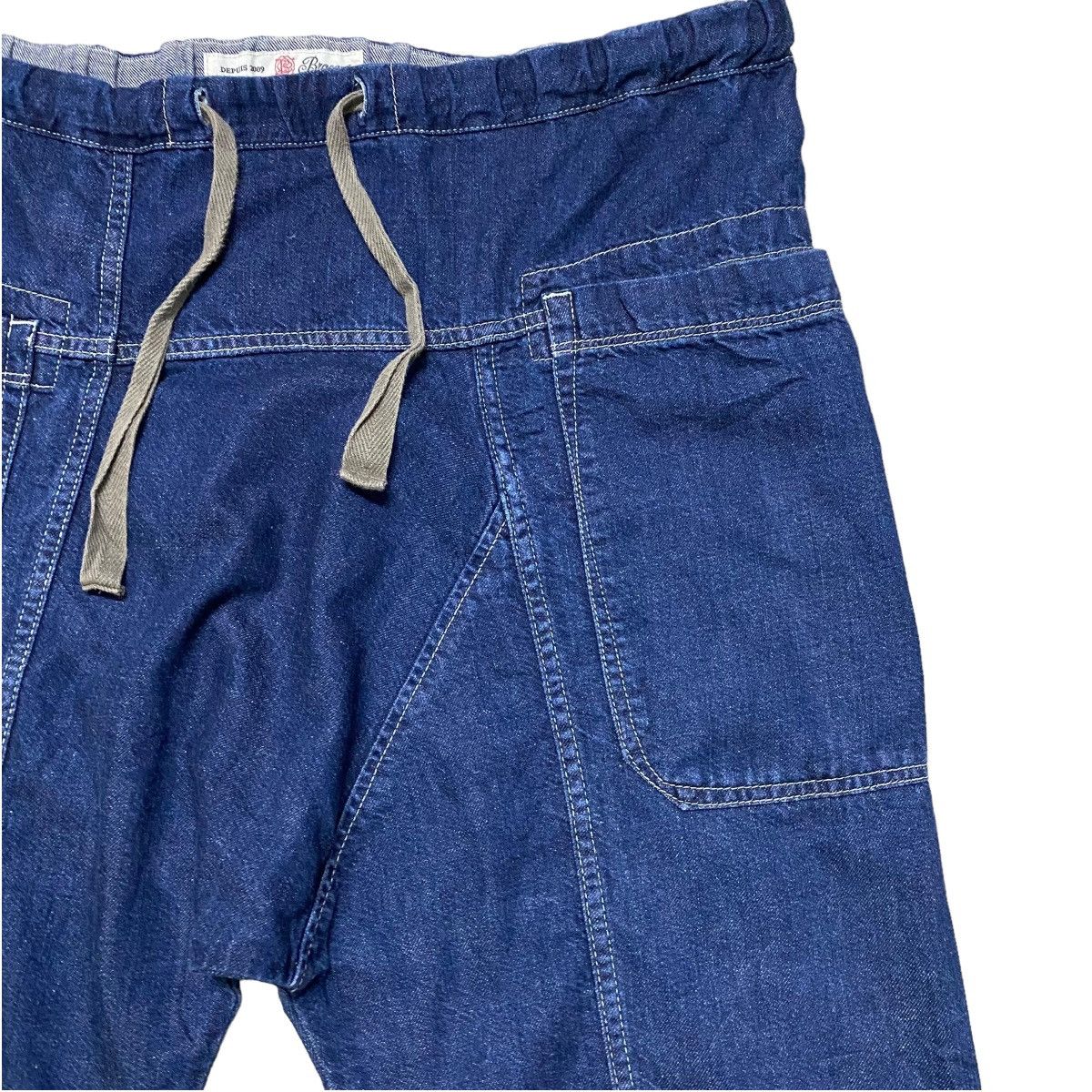 TIGRE BROCANTE BROCANTE Denim Cropped Pants Drawstring Size US 32 / EU 48 - 5 Thumbnail