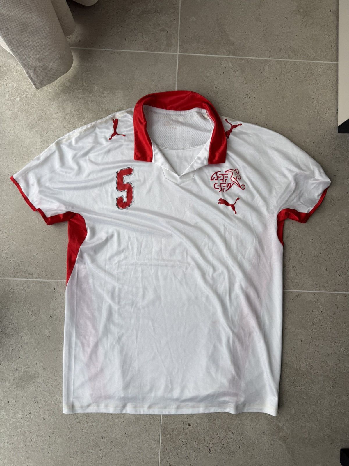 Puma Soccer Jersey SWITZERLAND - Puma Size US M / EU 48-50 / 2 - 1 Thumbnail