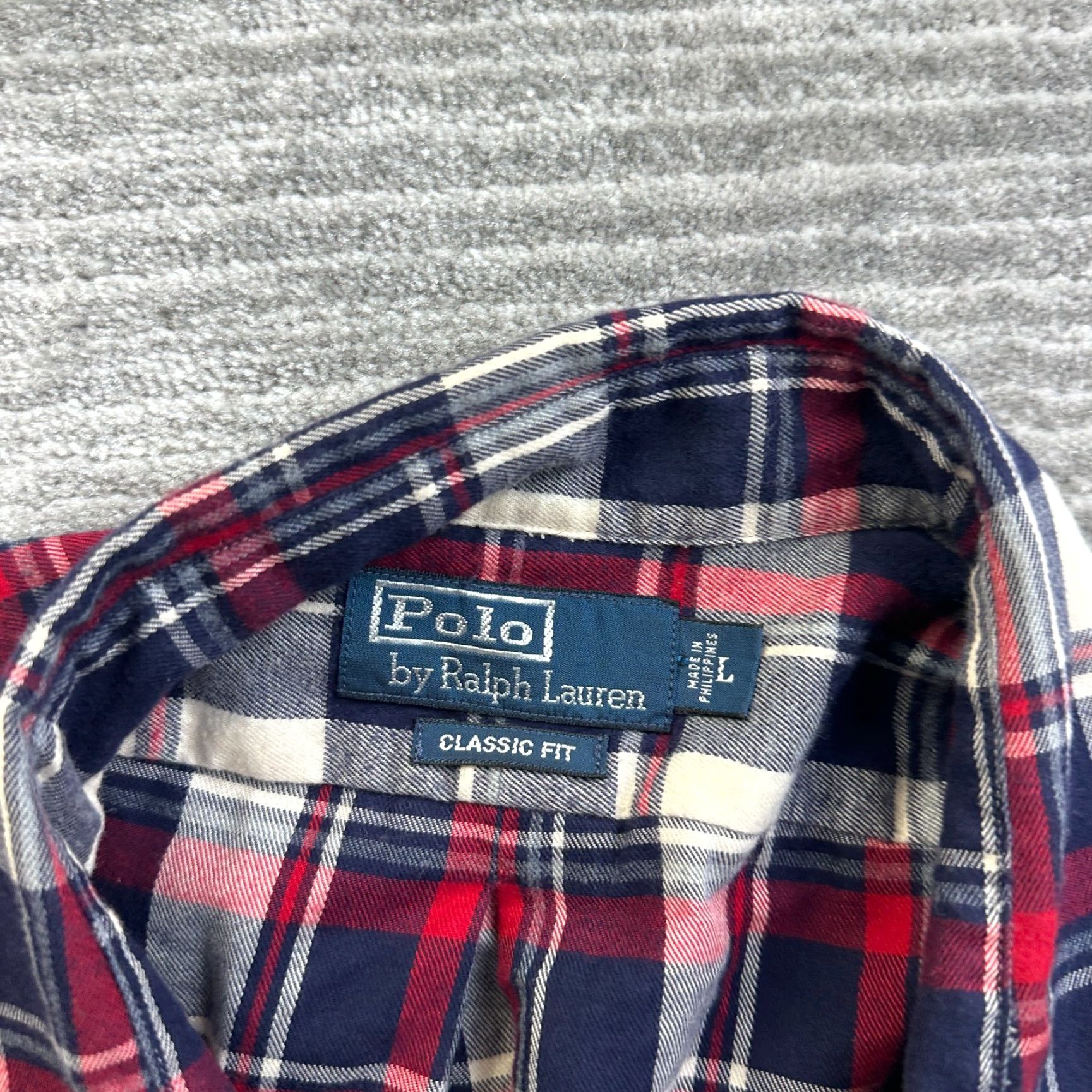 Polo Ralph Lauren Polo Ralph Lauren Shirt Mens Medium Red Plaid Flannel 2 Pocket Button Up Size US M / EU 48-50 / 2 - 7 Thumbnail