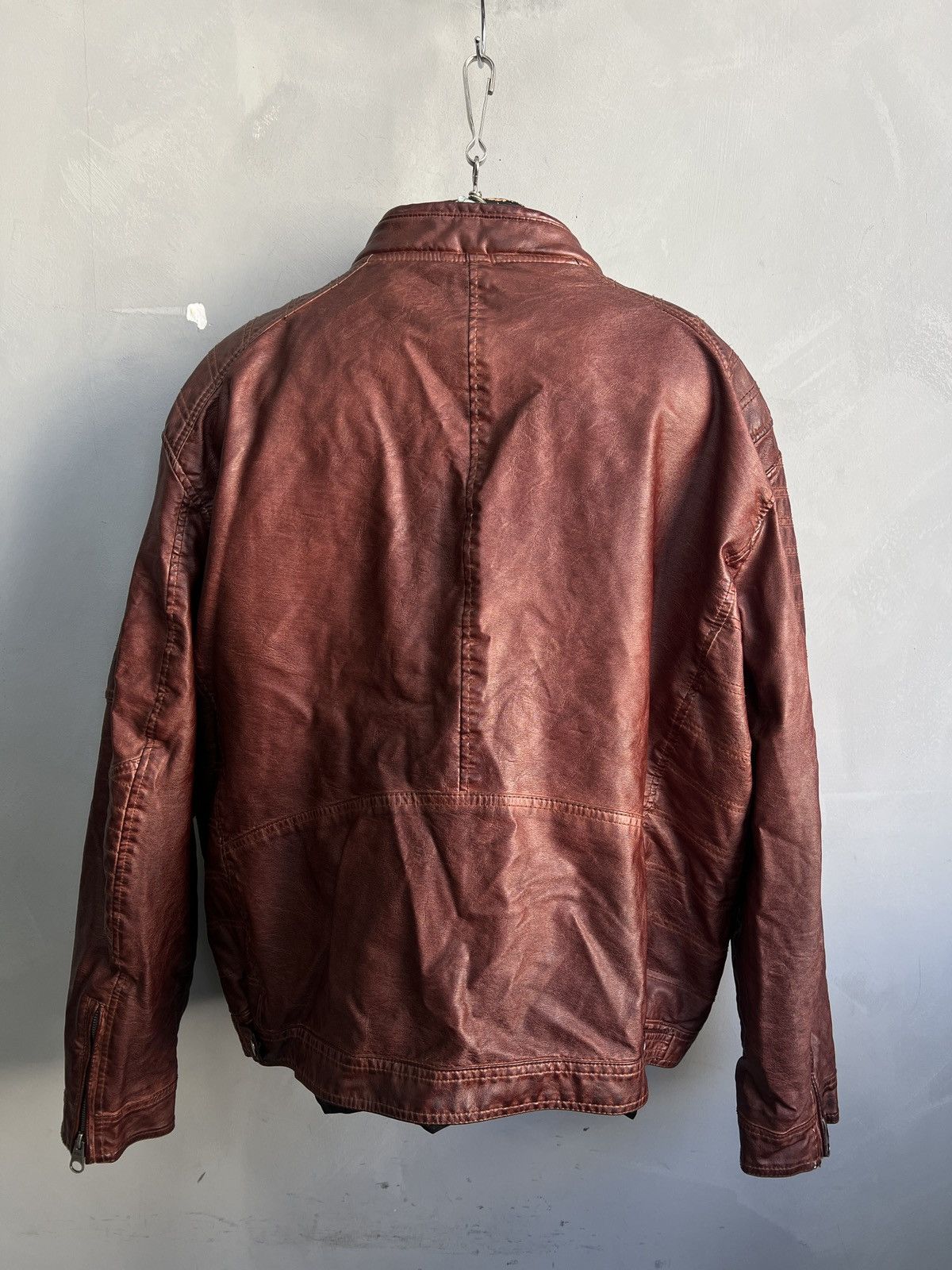 14th Addiction Racing zipper 14th addiction style leather moto jacket y2k Size US XL / EU 56 / 4 - 7 Thumbnail