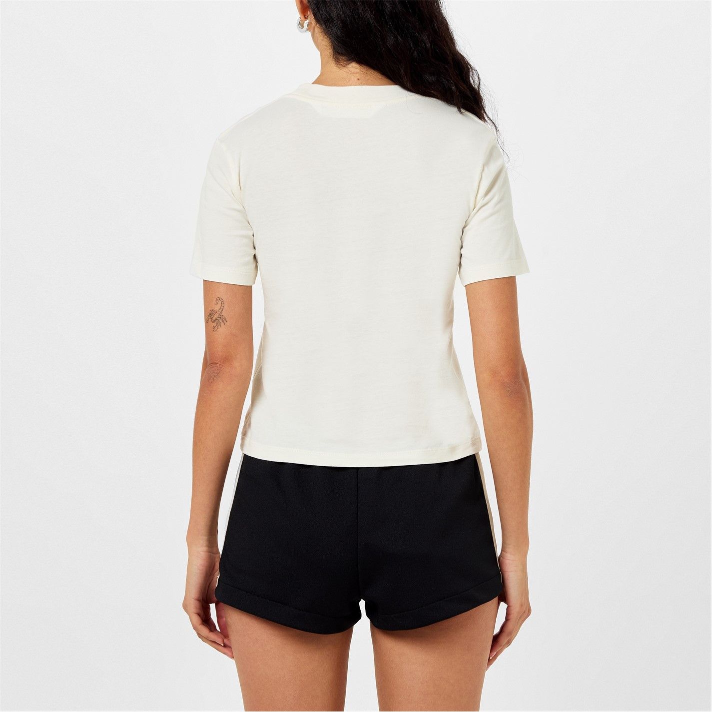 Palm Angels o1g2r1mq0325 Embroidered Logo T-Shirt in Ivory Size XS / US 0-2 / IT 36-38 - 5 Thumbnail