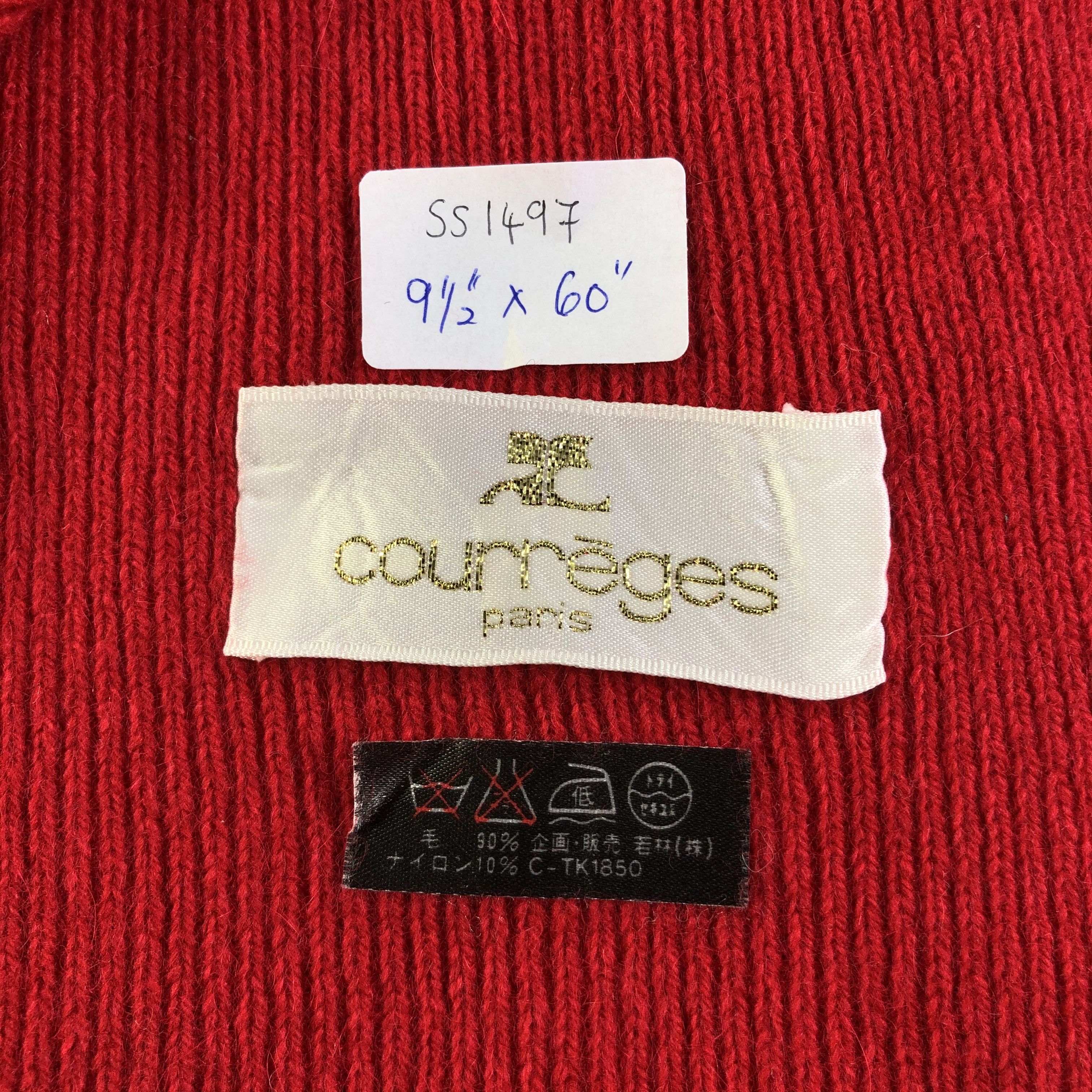 Courreges Courreges Scarf / Muffler / Neckwear SS1497 Size ONE SIZE - 7 Thumbnail