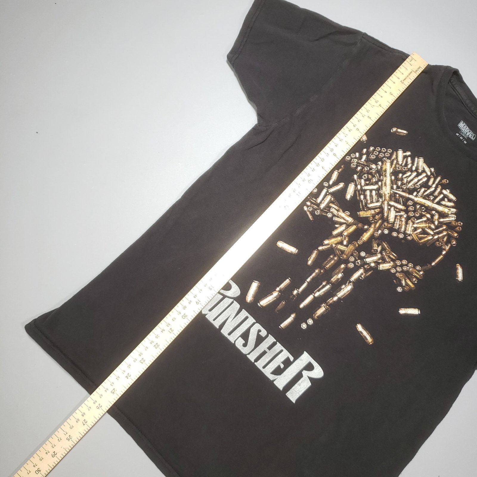 Marvel Comics y2k Marvel Comics The Punisher Bullet Guns Skull Logo Mens M Size US M / EU 48-50 / 2 - 5 Thumbnail