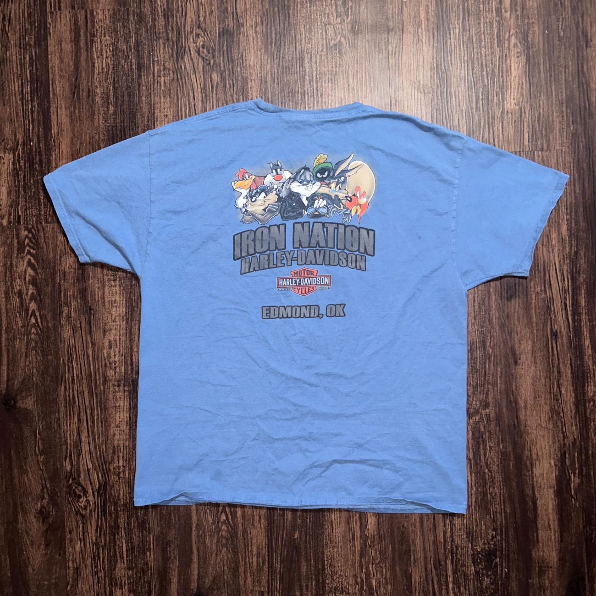 Harley Davidson Vintage Looney Tunes Harley Davidson Shirt Size US XL / EU 56 / 4 - 4 Thumbnail