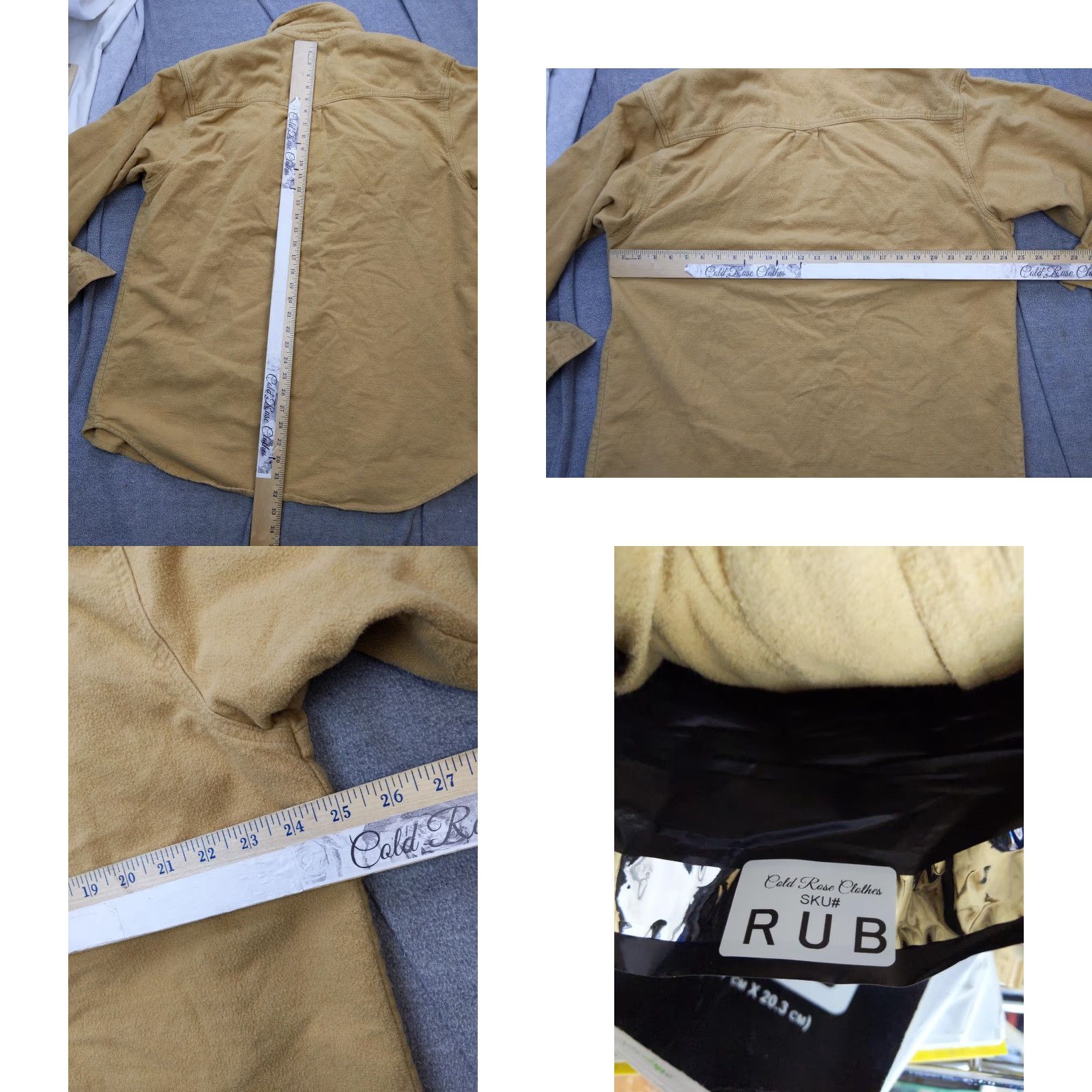 Vintage VINTAGE Northwest Winterweight Shirt Mens XL Beige Fleece Heavyweight Button Up Workwear Size US XL / EU 56 / 4 - 8 Thumbnail